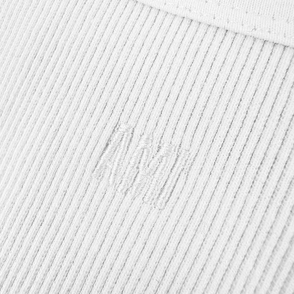 AMI Paris Cotton Ami De Coeur Tanktop - DesignerGu