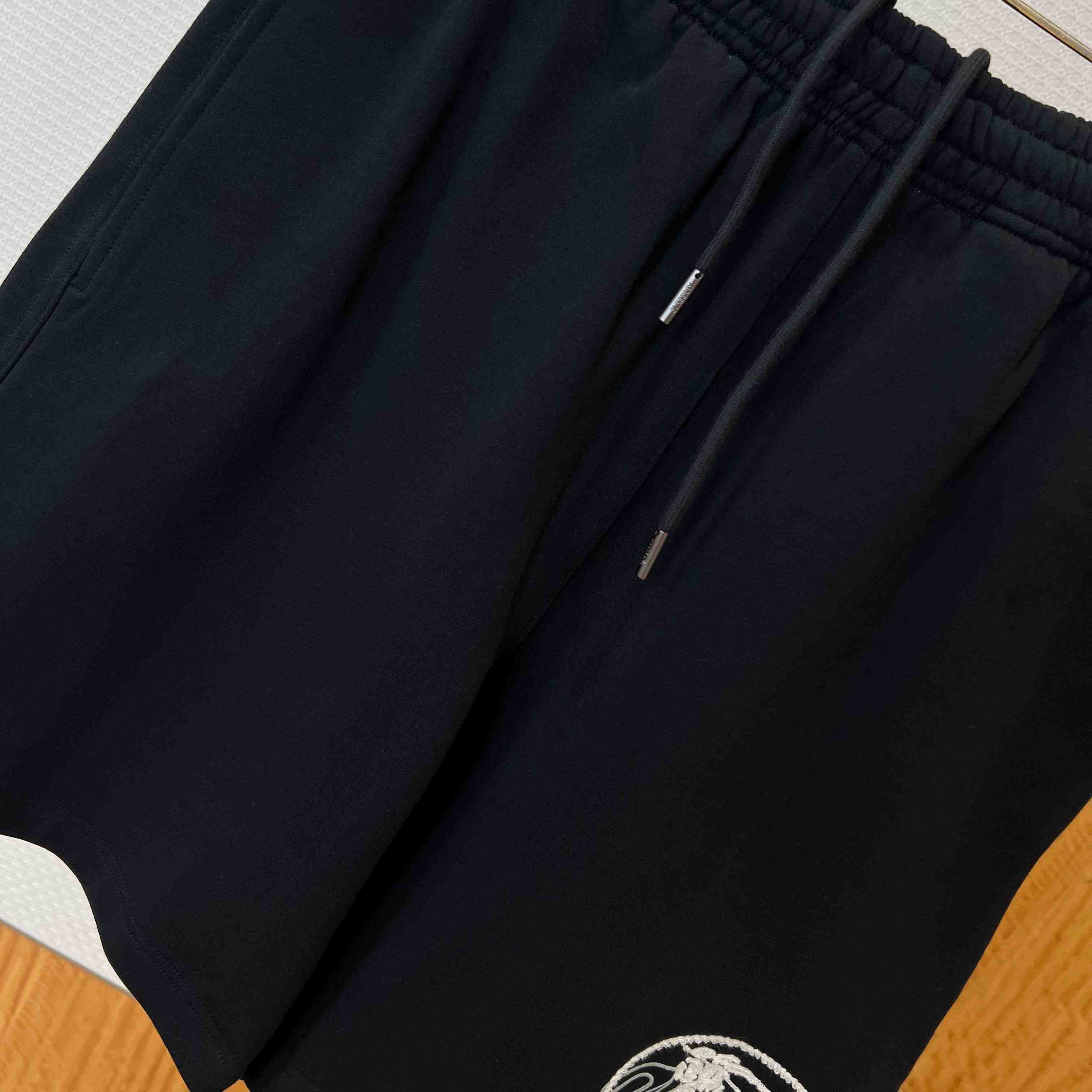 Burberry Knight Stamp Cotton Shorts - DesignerGu