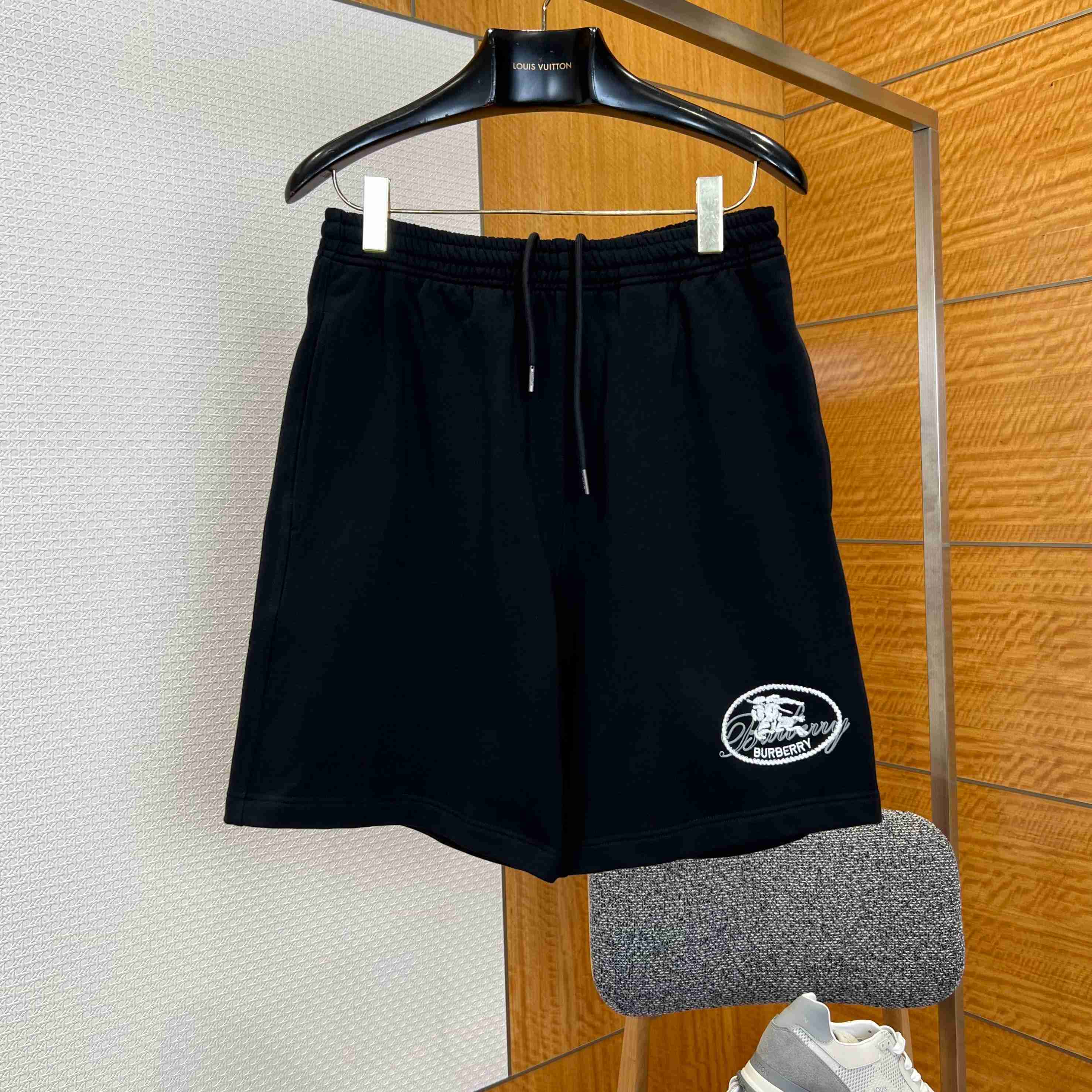 Burberry Knight Stamp Cotton Shorts - DesignerGu