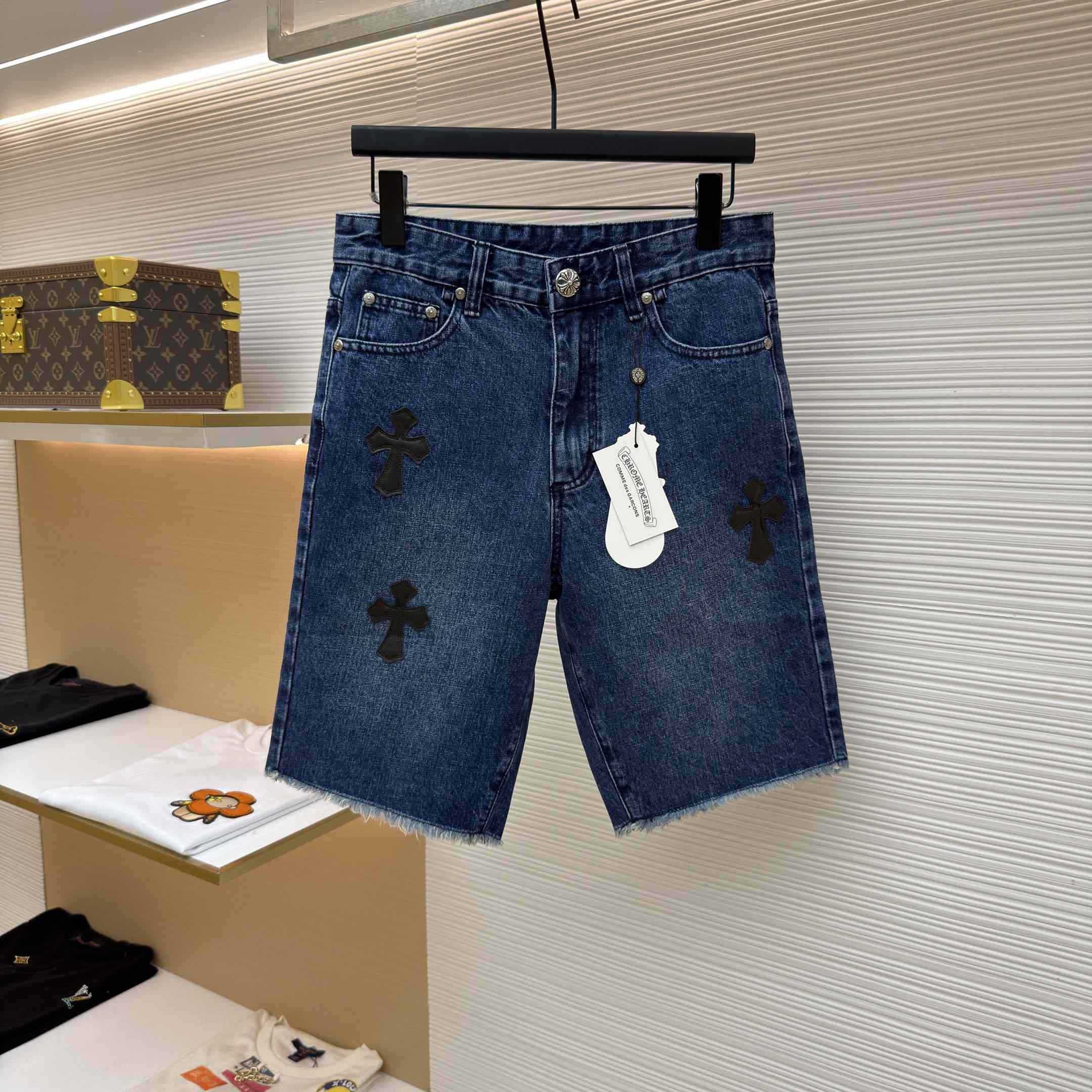 Chrome Hearts Levi's Patch Shorts Denim - DesignerGu