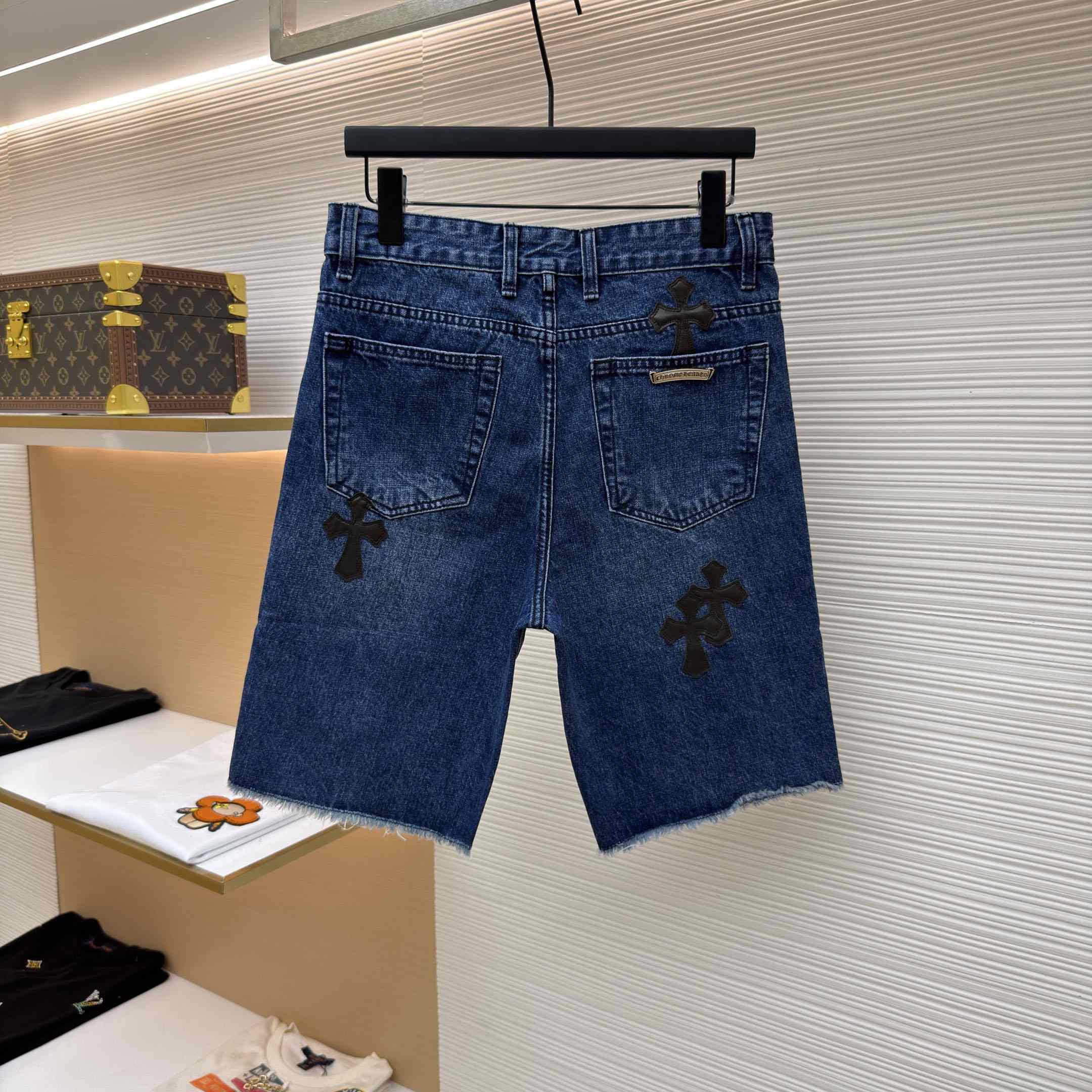 Chrome Hearts Levi's Patch Shorts Denim - DesignerGu
