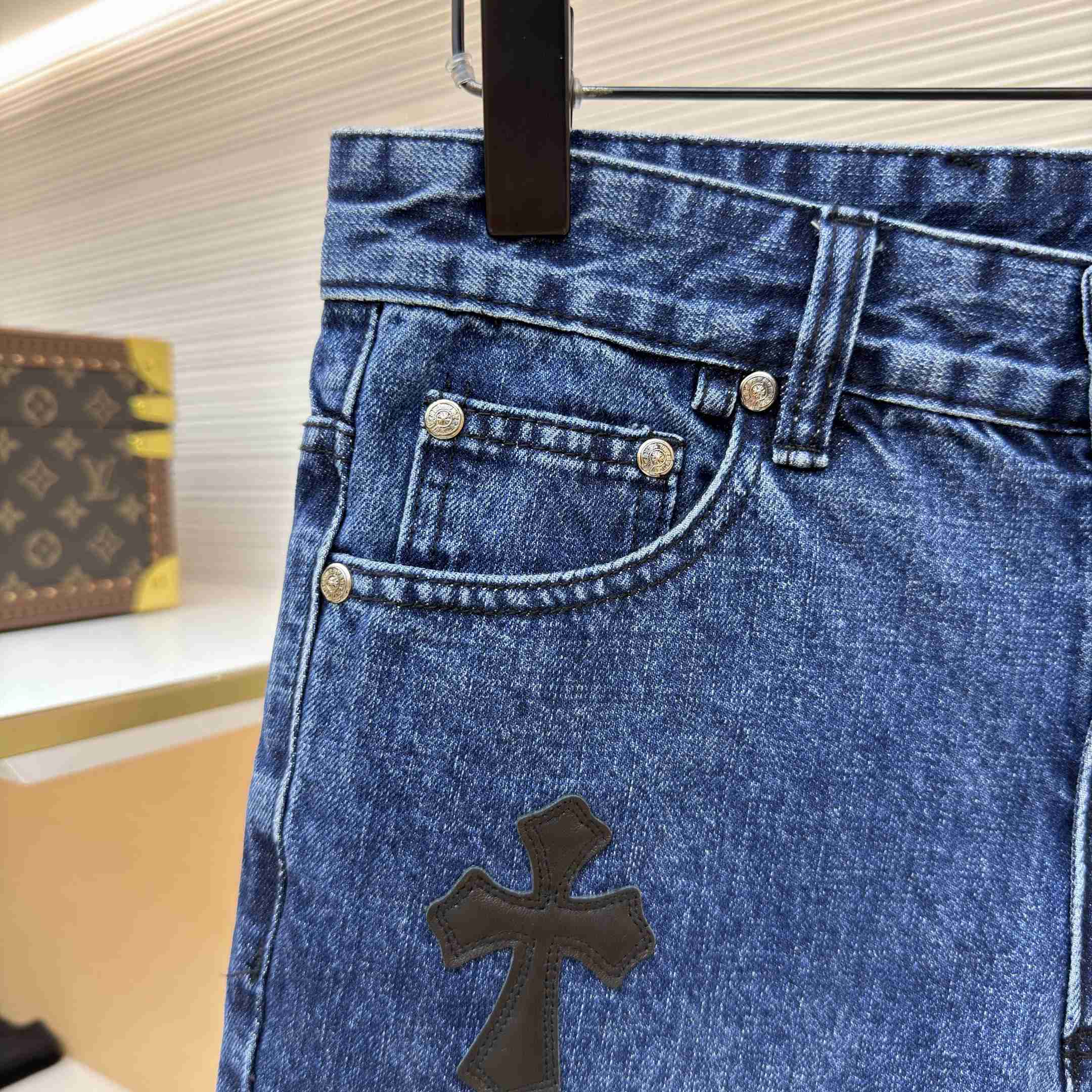 Chrome Hearts Levi's Patch Shorts Denim - DesignerGu