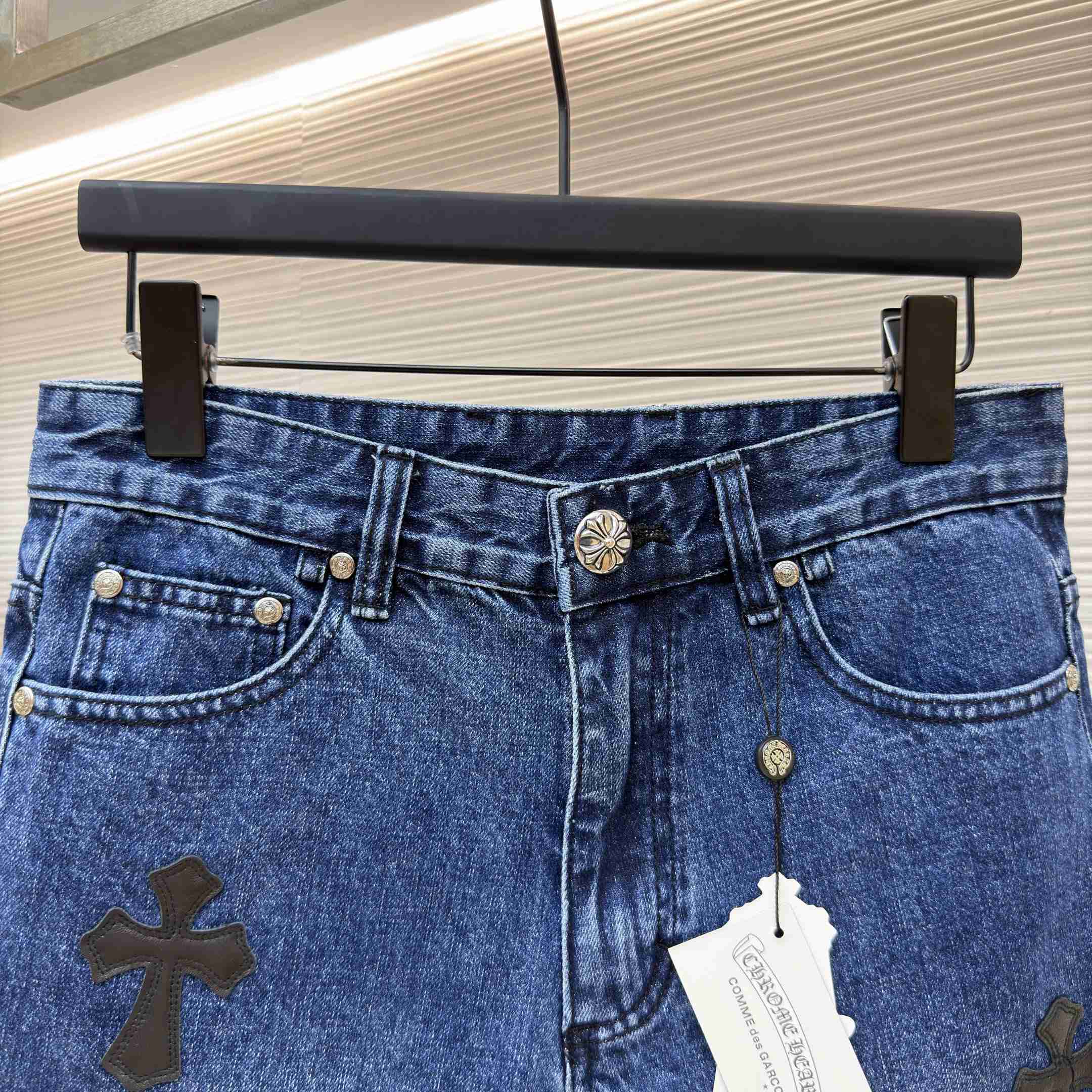 Chrome Hearts Levi's Patch Shorts Denim - DesignerGu