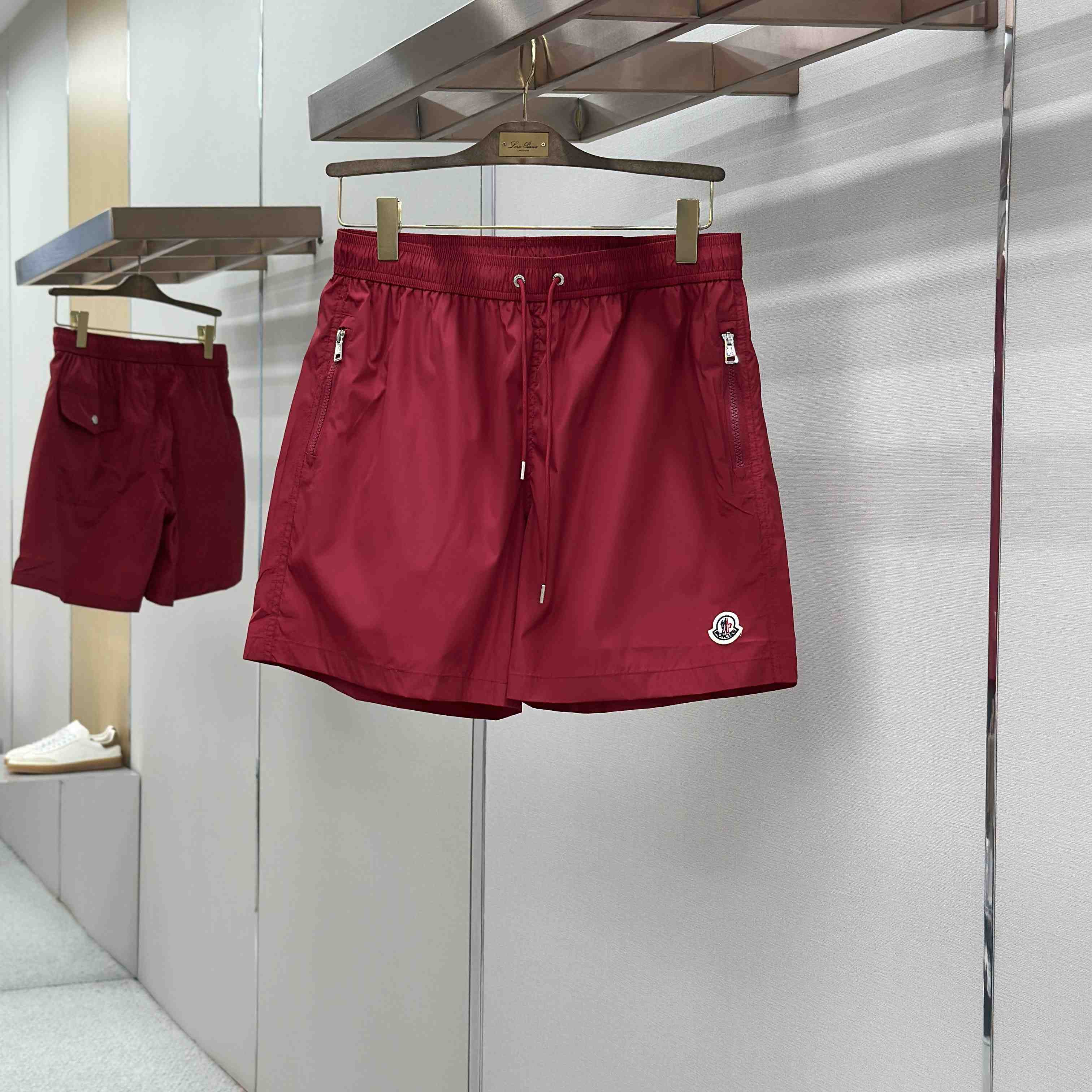 Moncler Logo-Patch Swim Shorts - DesignerGu