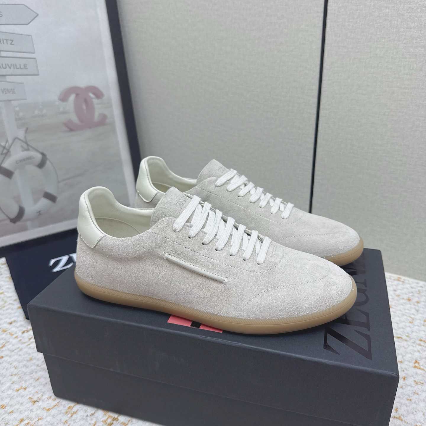 Zegna 232 Suede Sneakers - DesignerGu