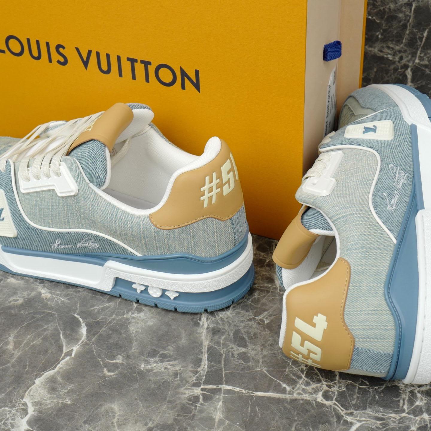 Louis Vuitton LV Trainer Sneaker  1AKCFF - DesignerGu