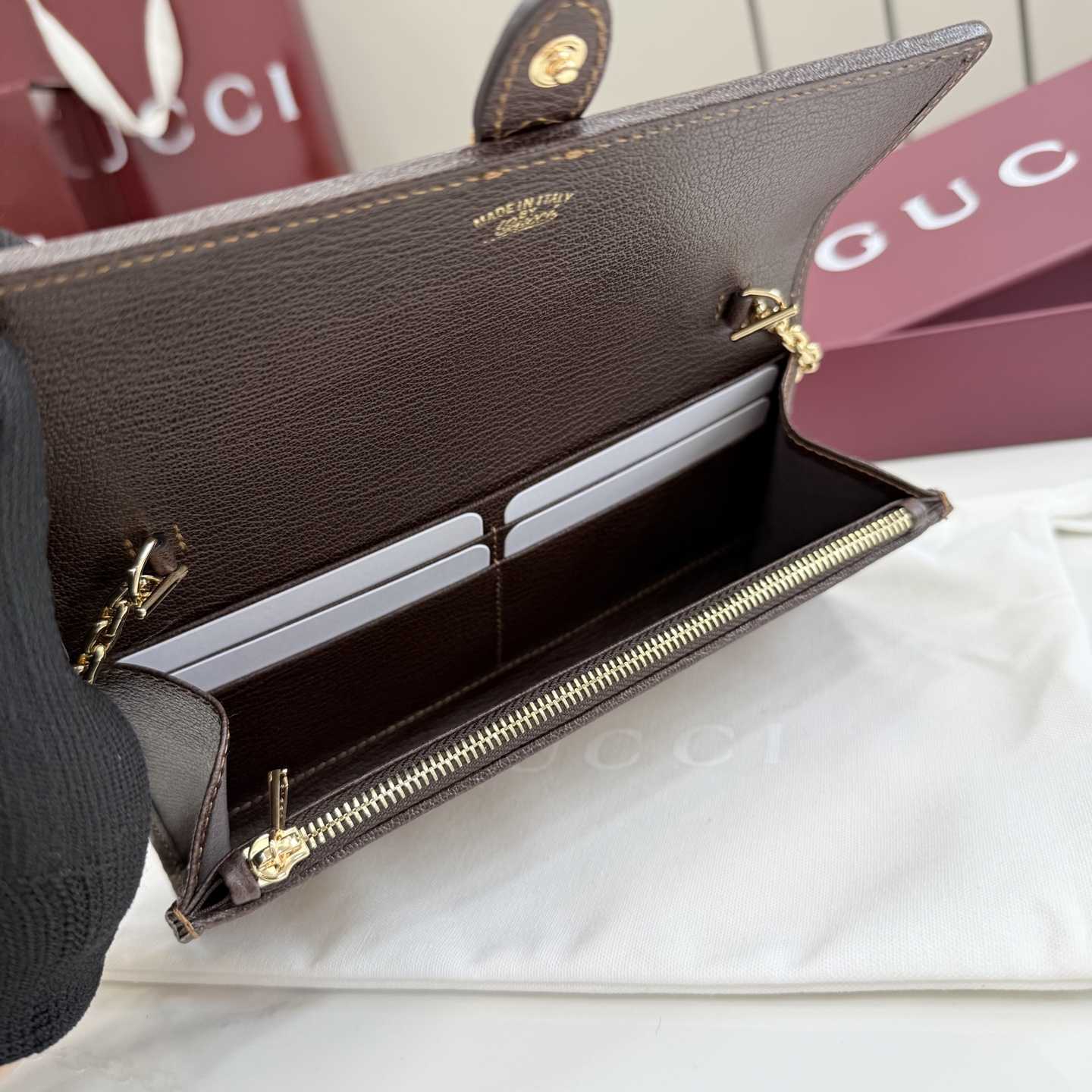 Gucci Jackie Wallet On Chain - DesignerGu