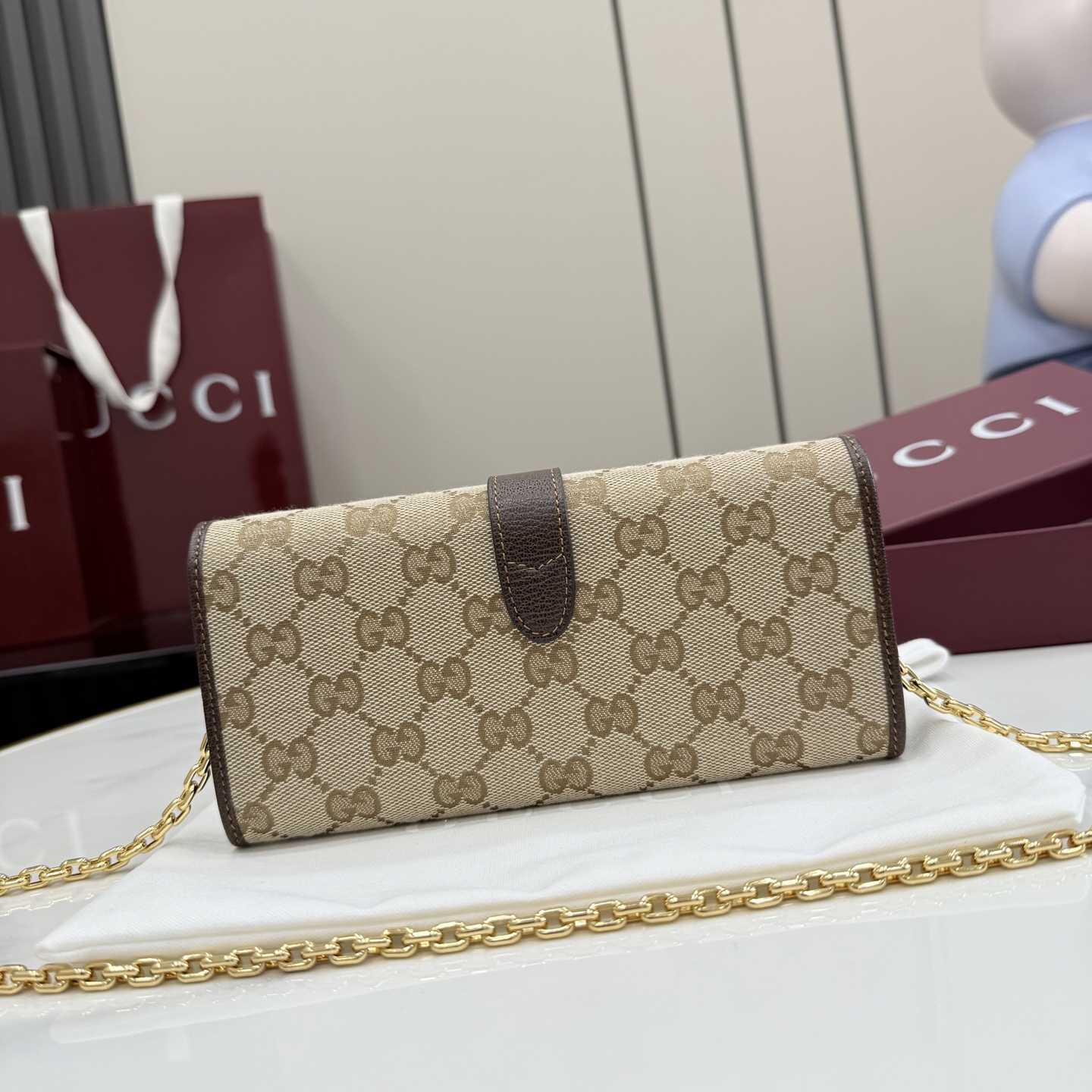 Gucci Jackie Wallet On Chain - DesignerGu