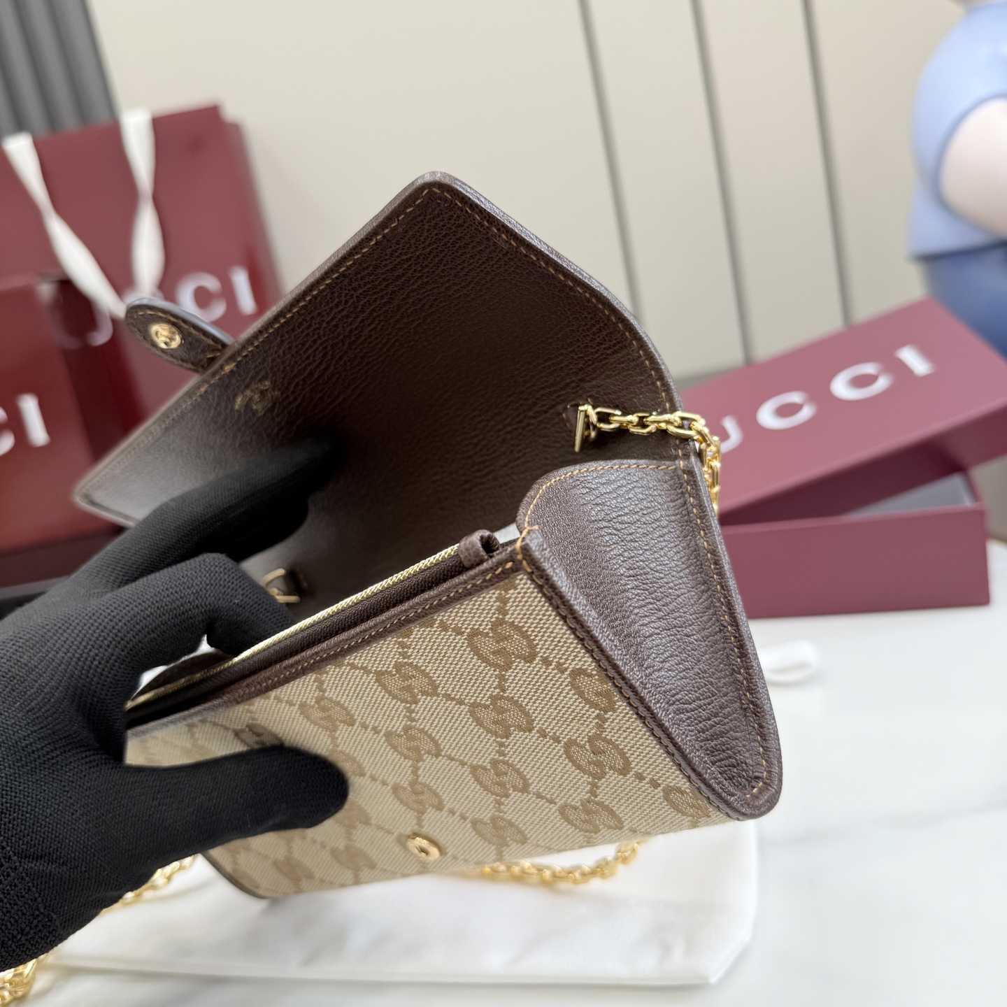 Gucci Jackie Wallet On Chain - DesignerGu