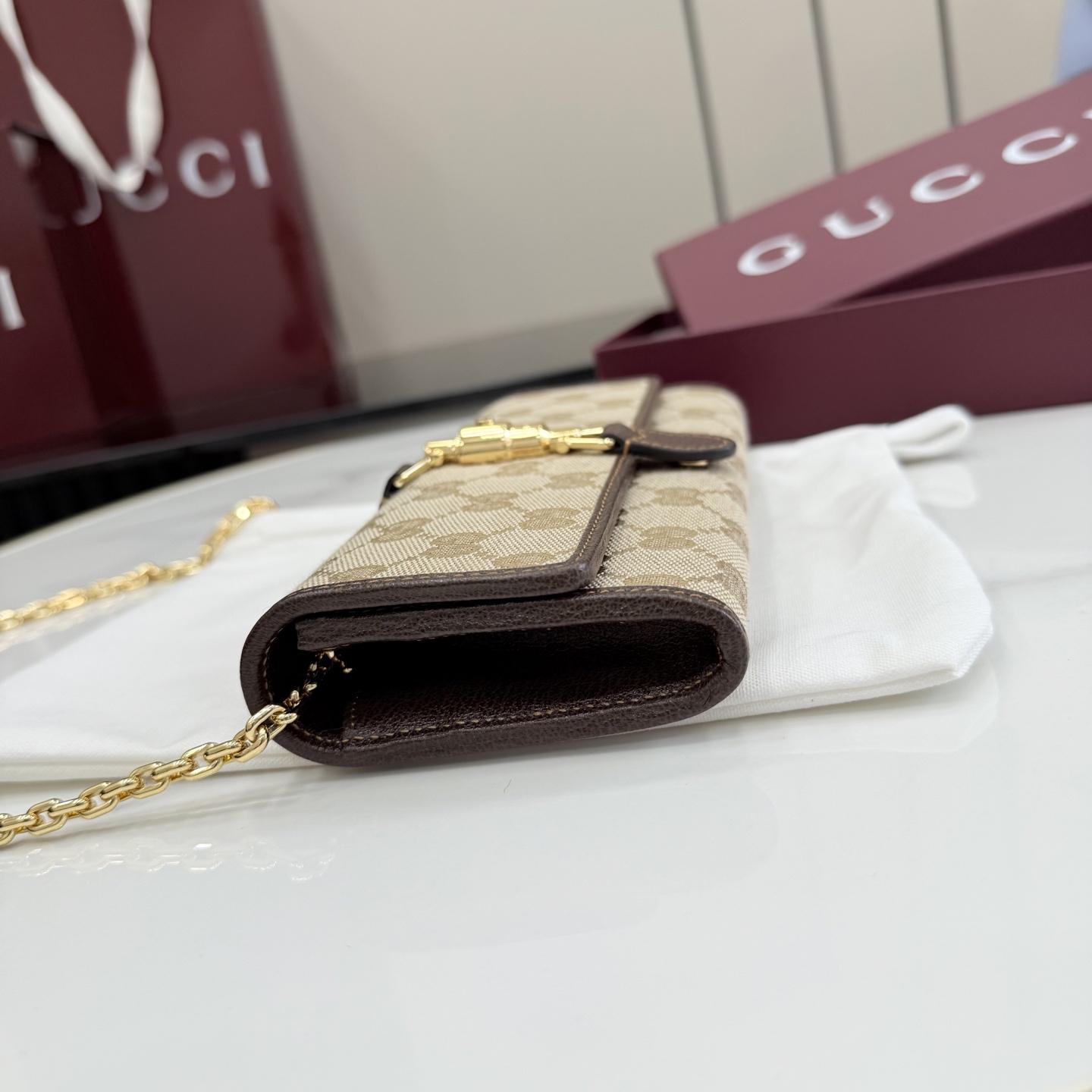 Gucci Jackie Wallet On Chain - DesignerGu