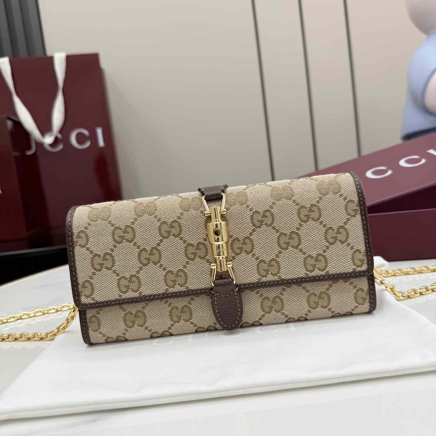 Gucci Jackie Wallet On Chain - DesignerGu