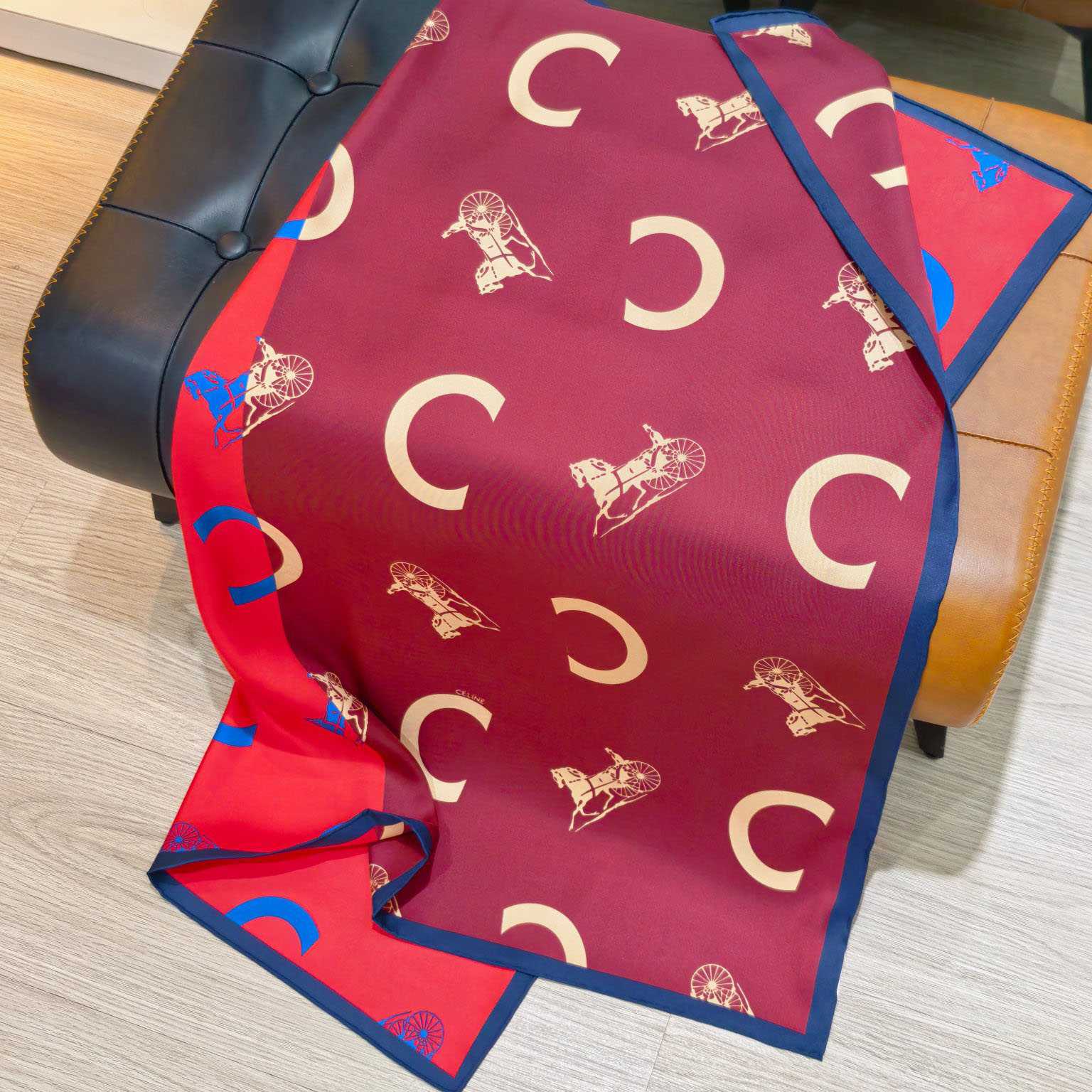 Celine  Square In Silk Twill - DesignerGu