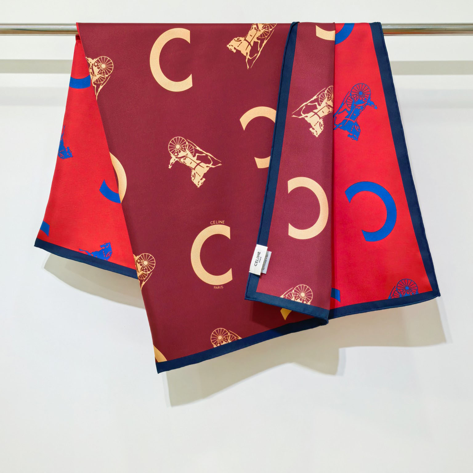 Celine  Square In Silk Twill - DesignerGu