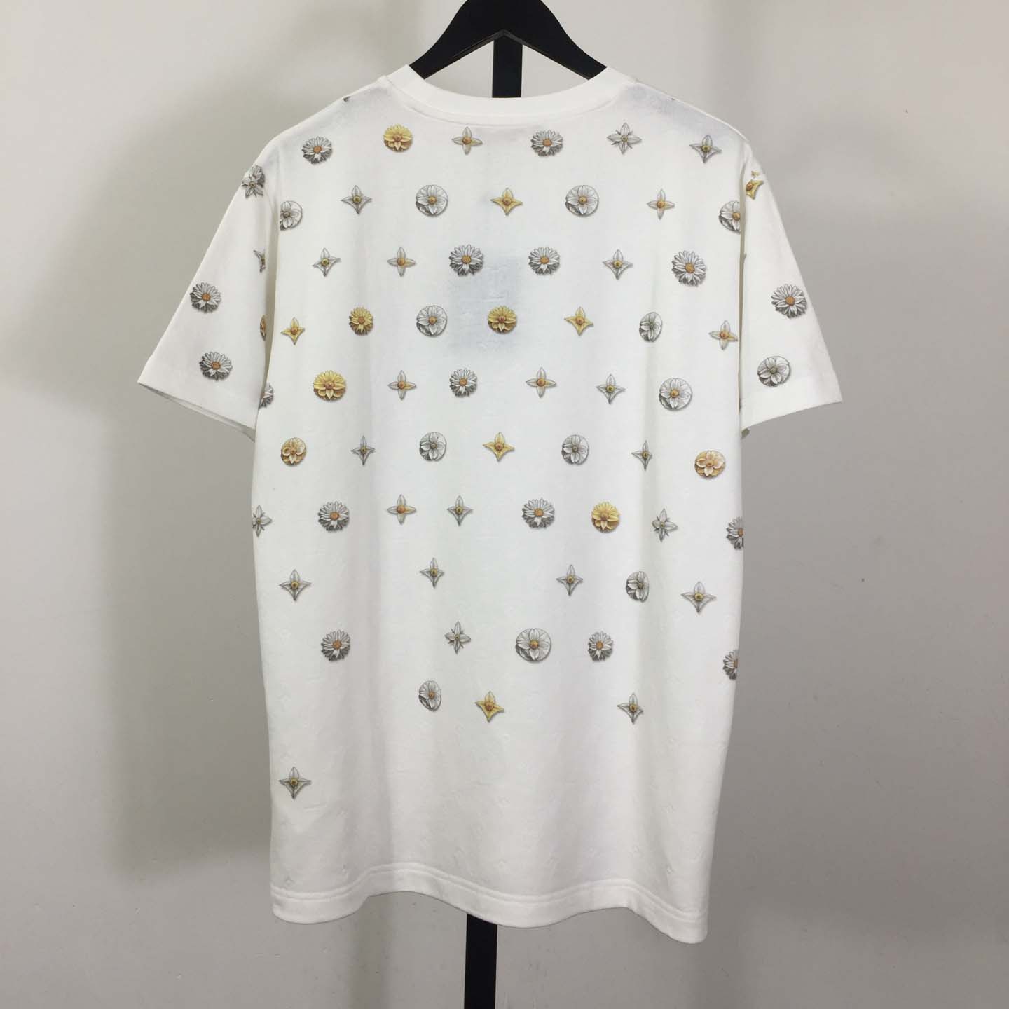 Louis Vuitton Overprinted Monogram Jacquard T-Shirt   1AJRAG - DesignerGu