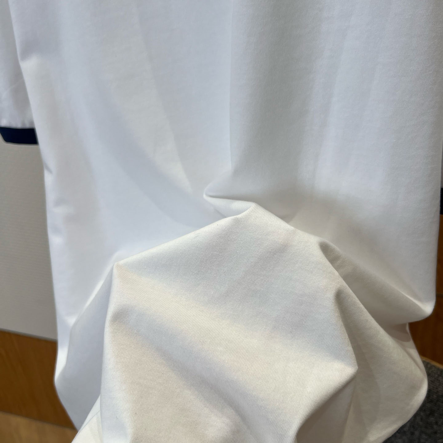 AMI Paris White Cotton Ami De Coeur Knitted Patch T-shirt - DesignerGu