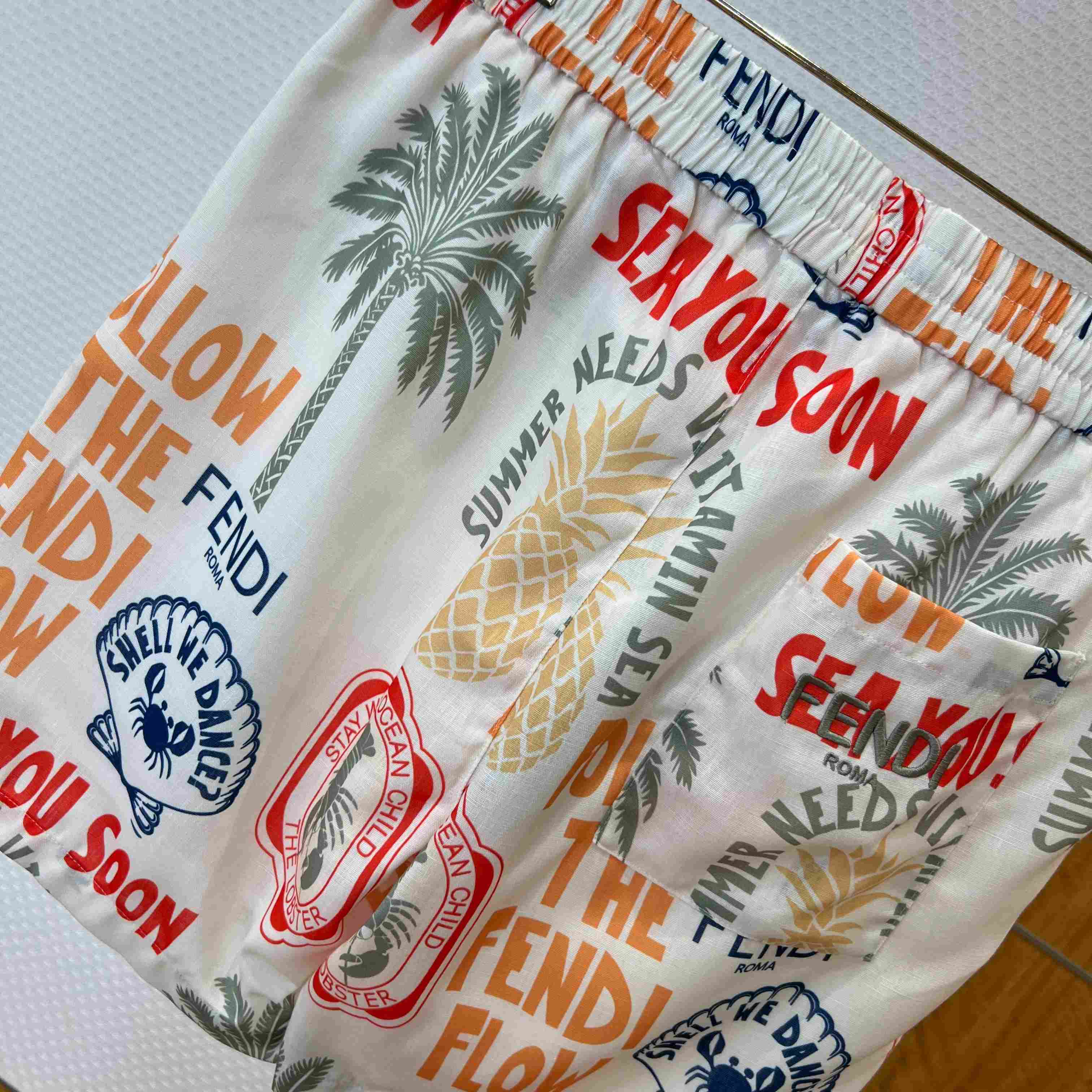 Fendi Junior Bermuda Shorts - DesignerGu