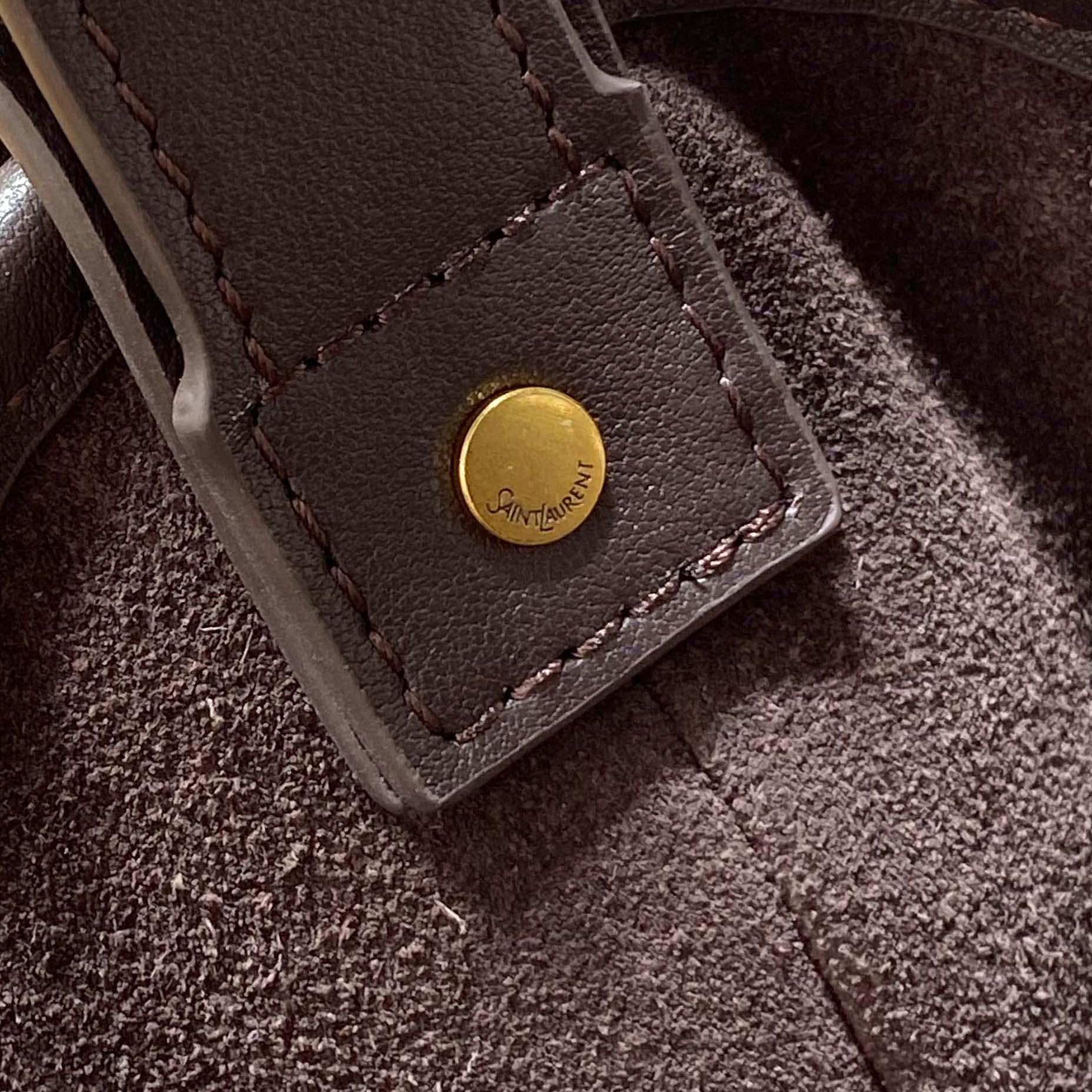Saint Laurent MOMBASA Small In Leather - DesignerGu