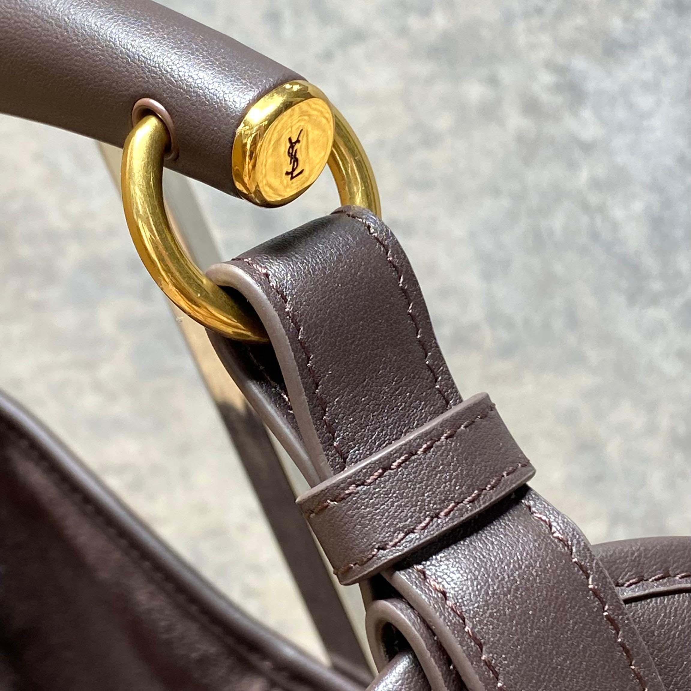 Saint Laurent MOMBASA Small In Leather - DesignerGu