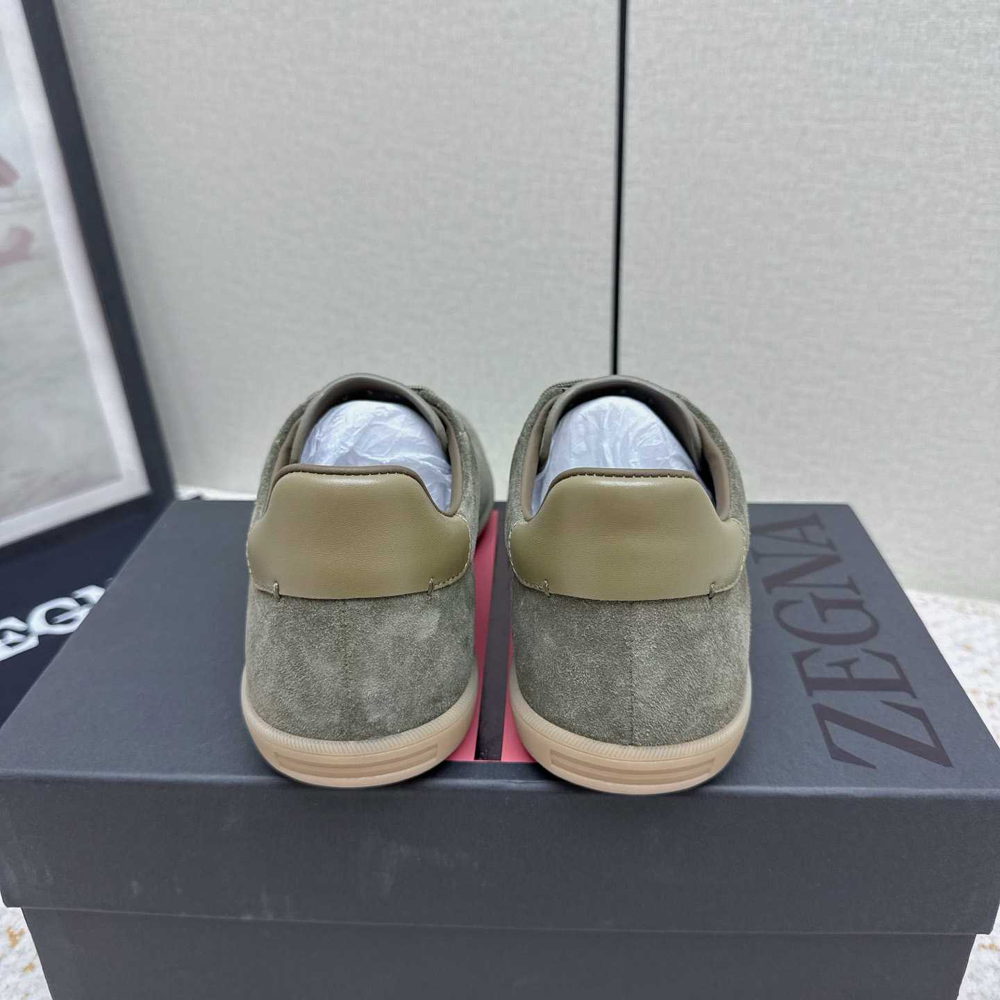 Zegna 232 Suede Sneakers - DesignerGu