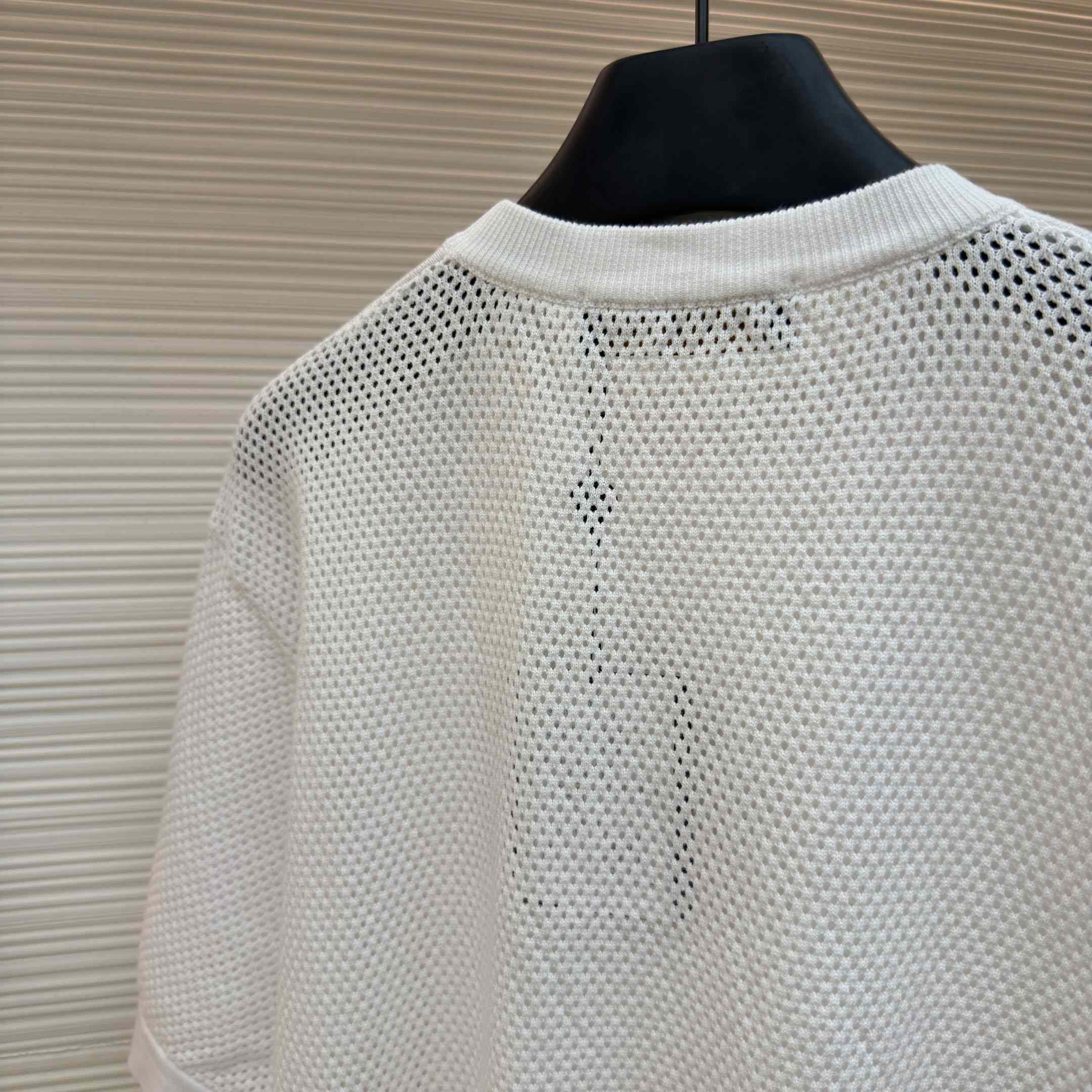 Louis Vuitton Cotton-Cashmere Short-Sleeved Crewneck  - DesignerGu