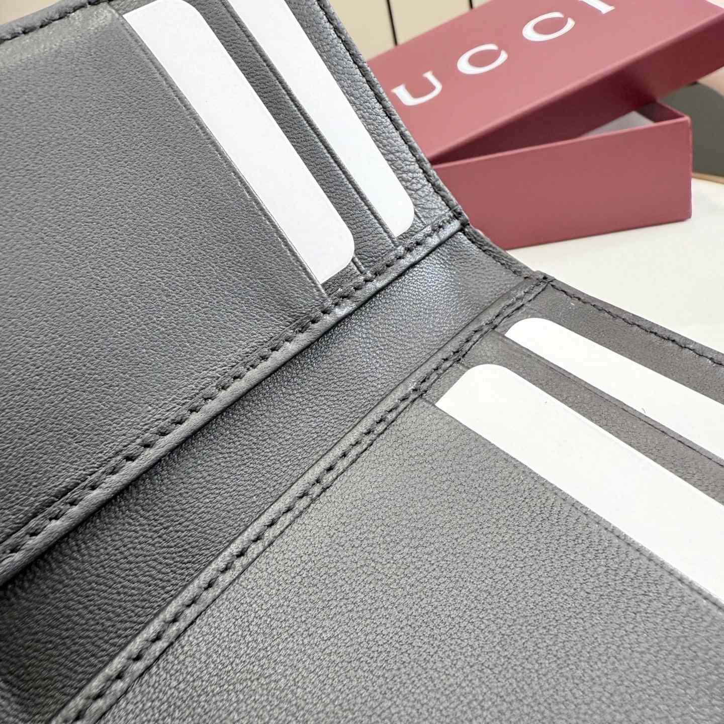 Gucci Web Trademark Card Case - DesignerGu