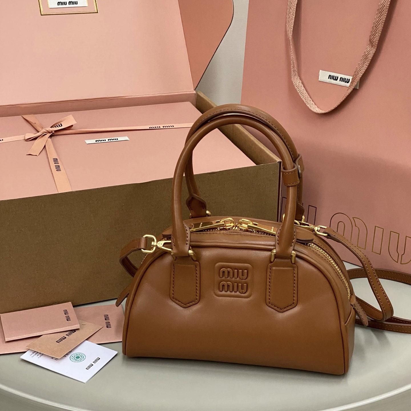 Miu Miu Arcadie Leather Bag  - DesignerGu