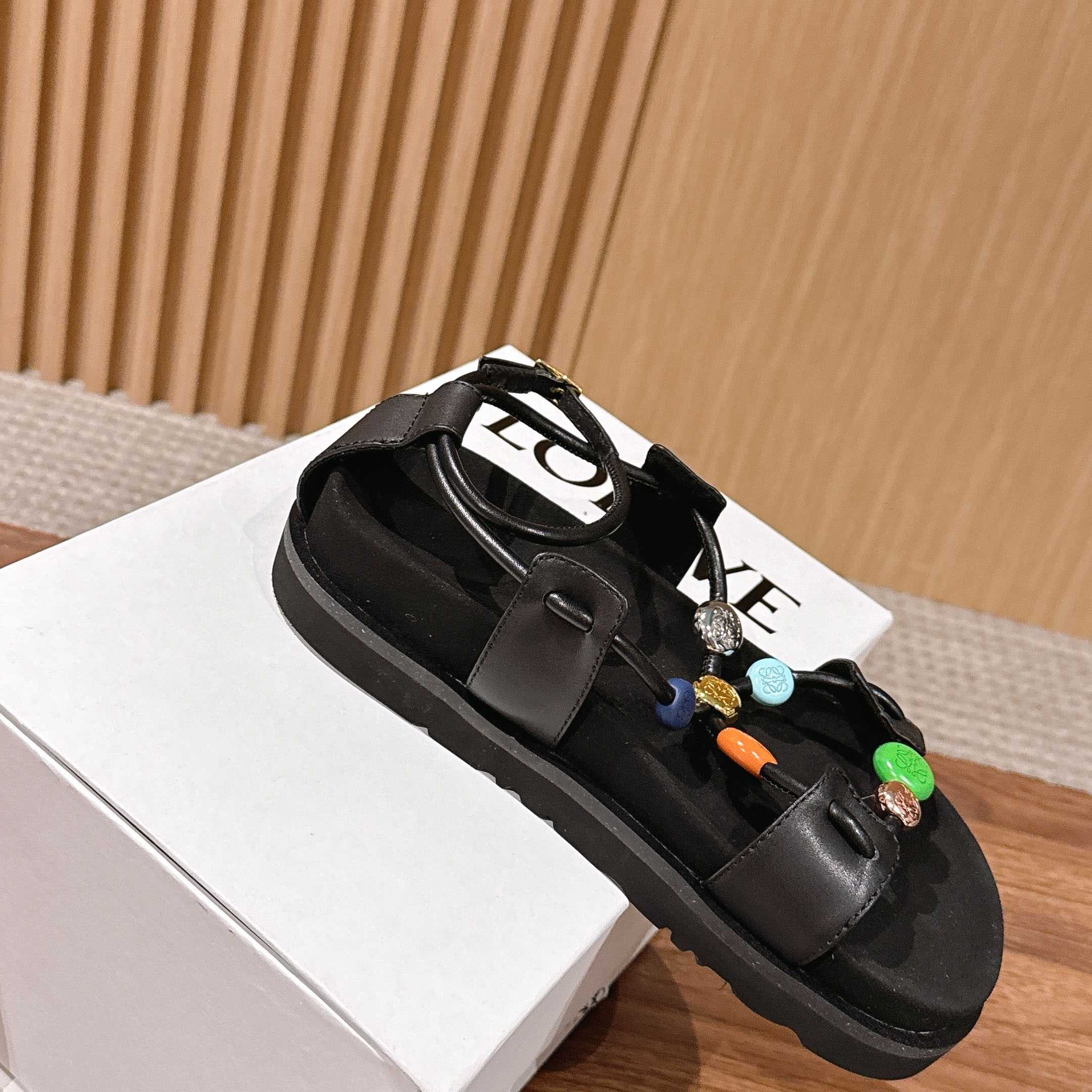 Loewe Pebble Beads Fussbett Sandal - DesignerGu