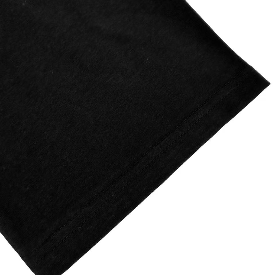 AMI Paris White And Black Cotton Ami De Coeur Knitted Patch T-shirt - DesignerGu
