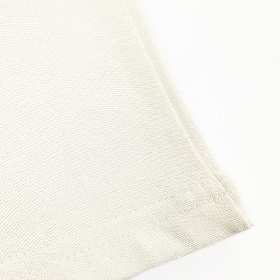 AMI Paris White And Black Cotton Ami De Coeur Knitted Patch T-shirt - DesignerGu