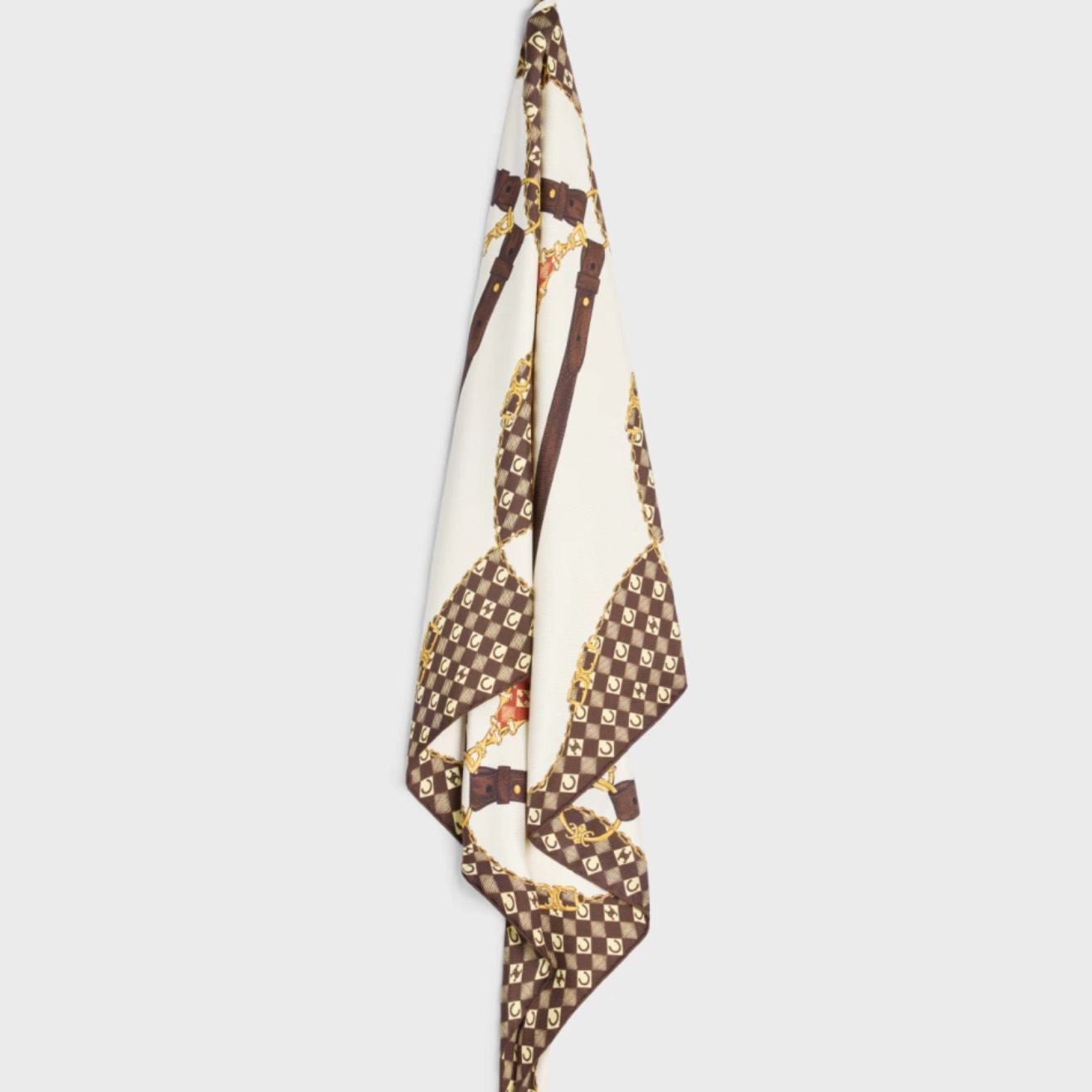 Celine  Bandana In Silk Twill - DesignerGu
