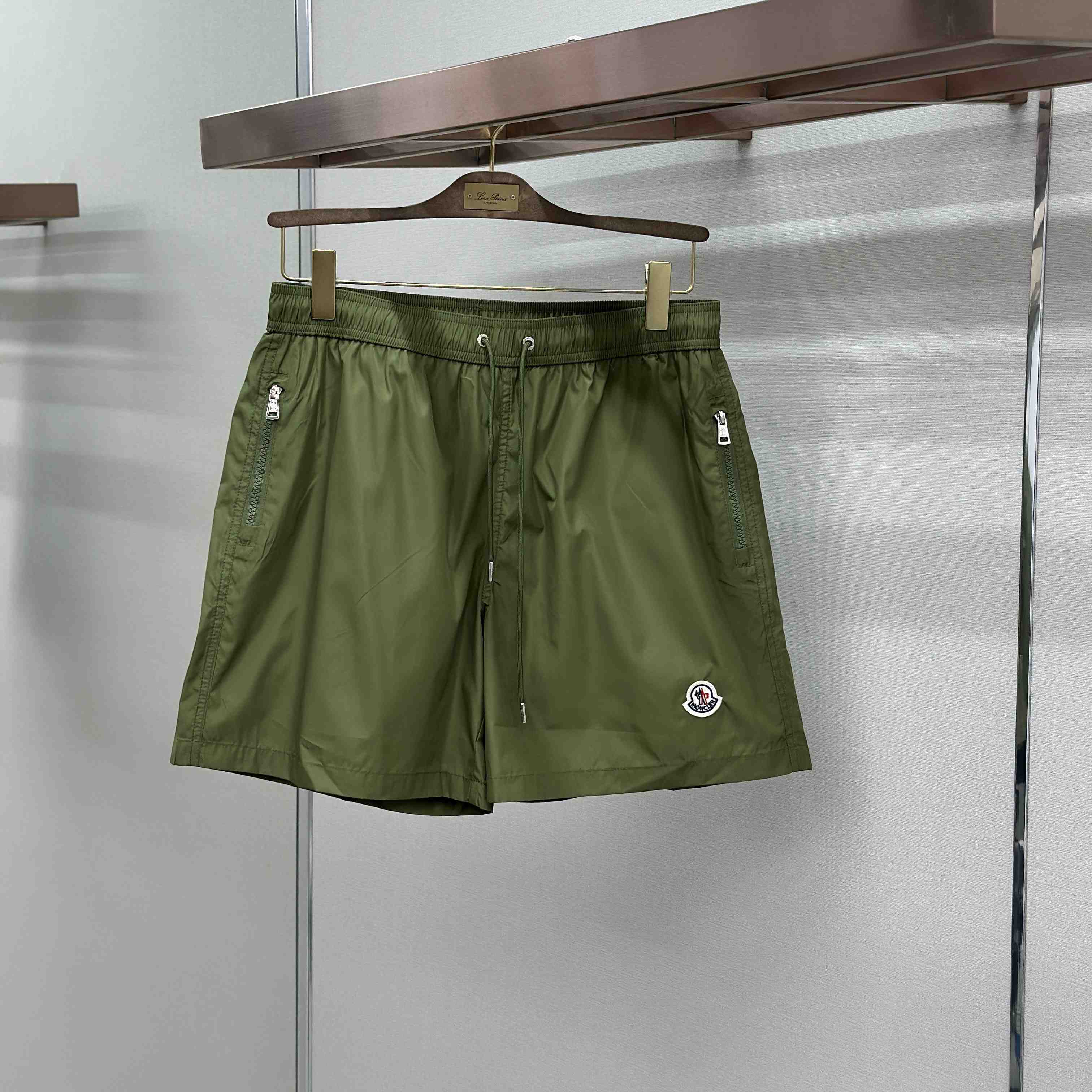 Moncler Logo-Patch Swim Shorts - DesignerGu