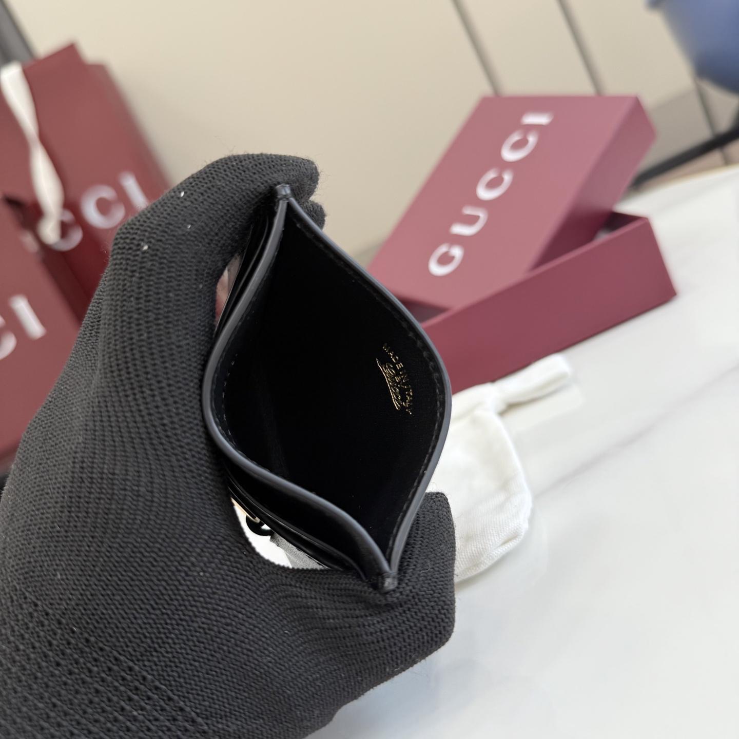 Gucci Horsebit Web Card Case - DesignerGu