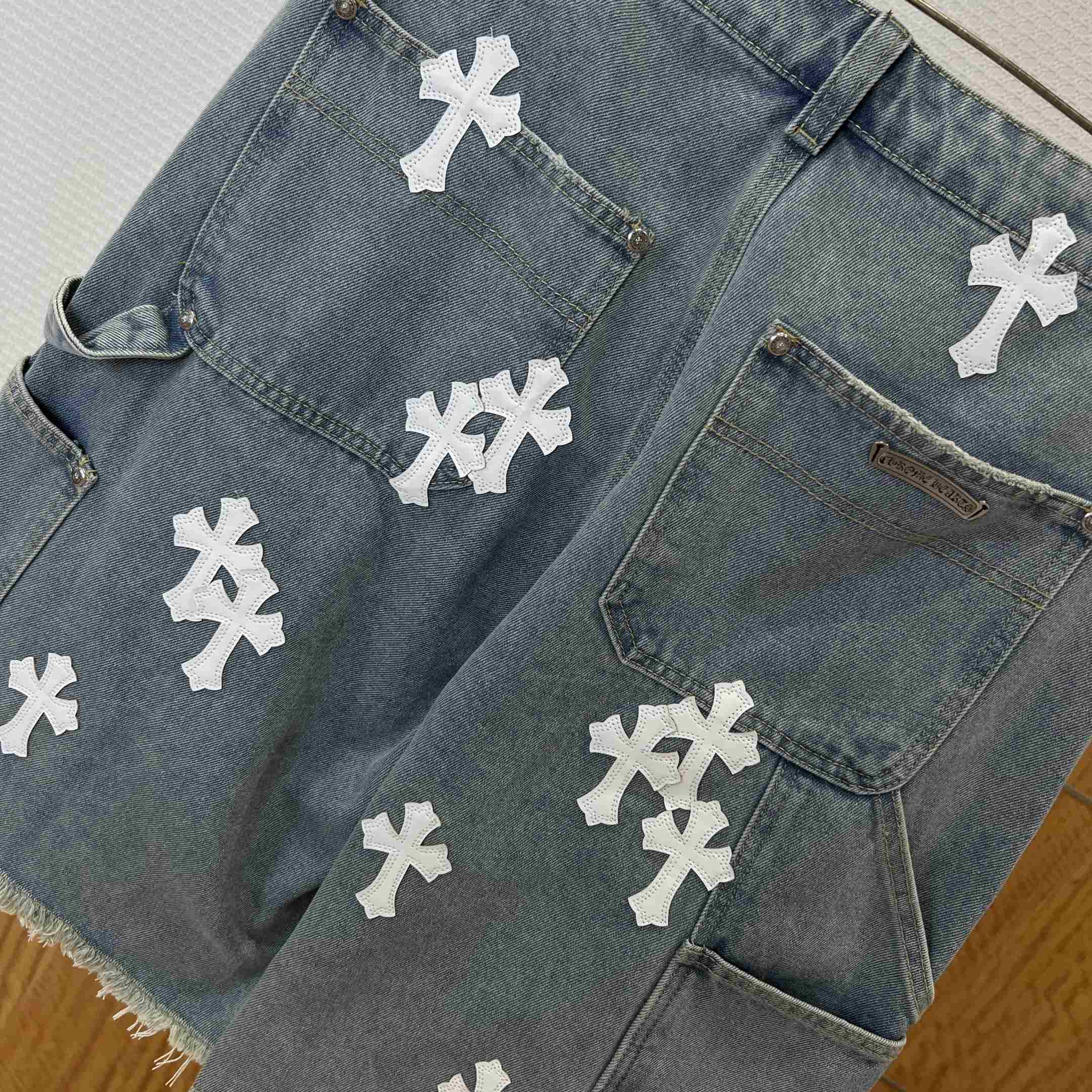 Chrome Hearts Denim Shorts - DesignerGu