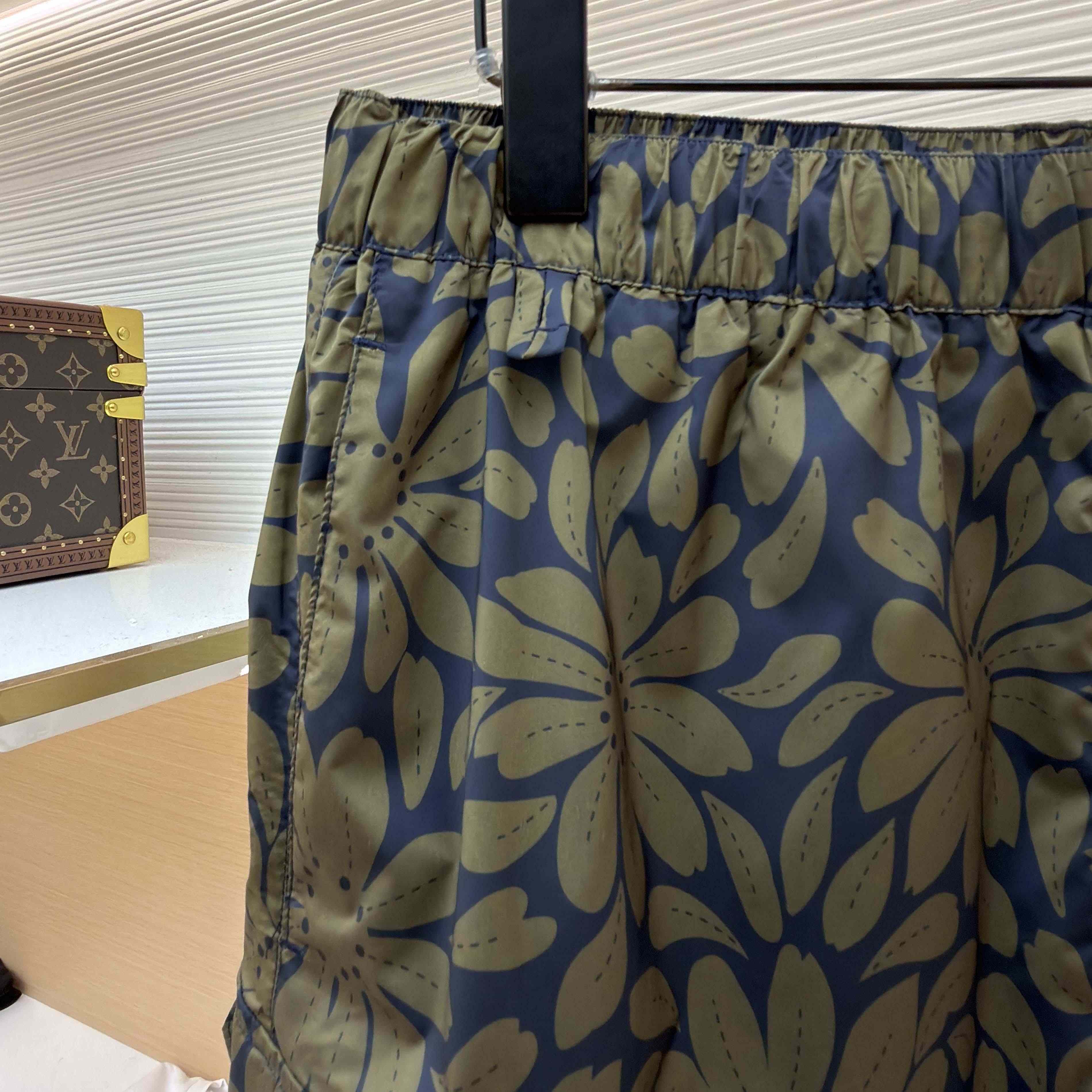 Prada Printed Re-Nylon Swim Trunks - DesignerGu