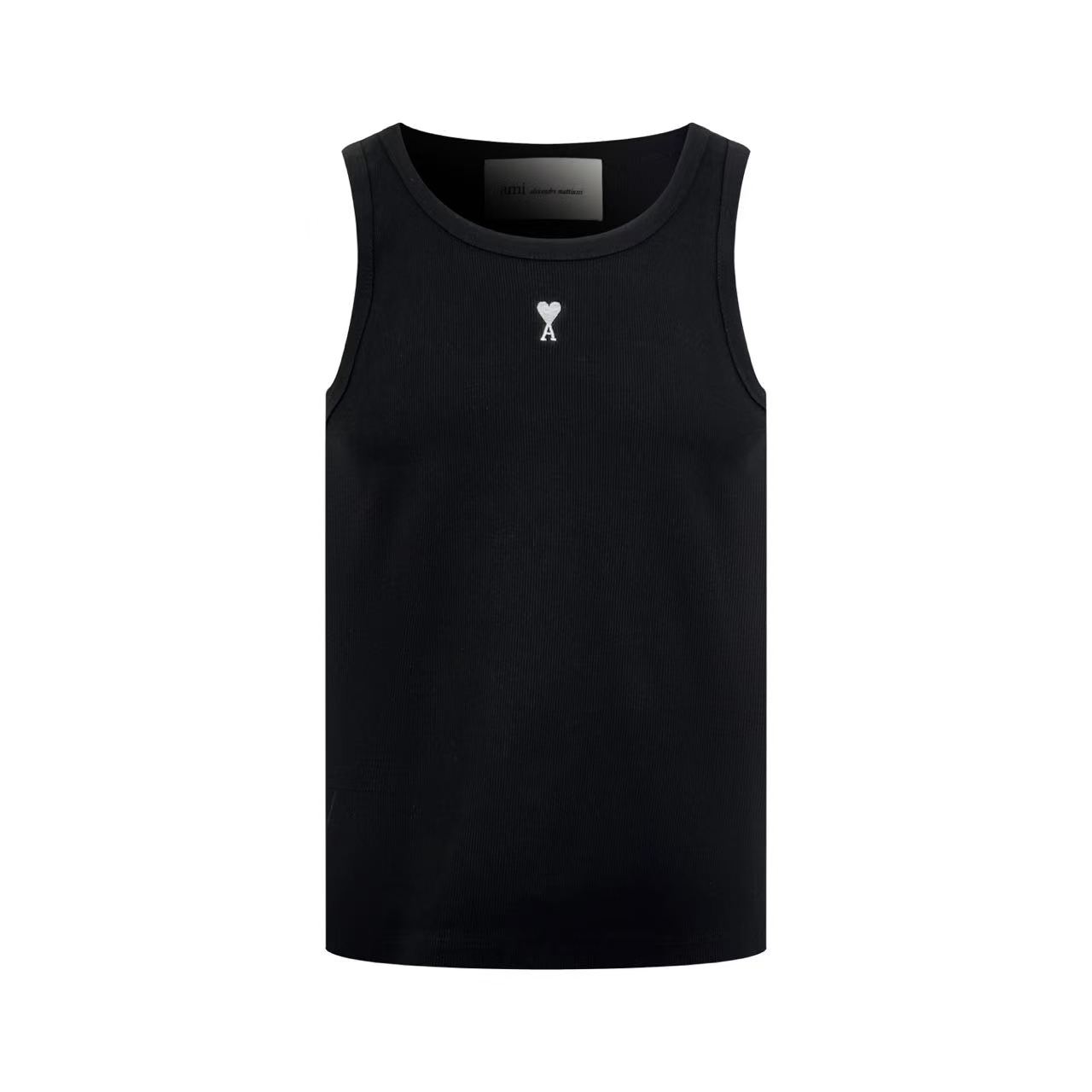 AMI Paris Cotton Ami De Coeur Tanktop - DesignerGu