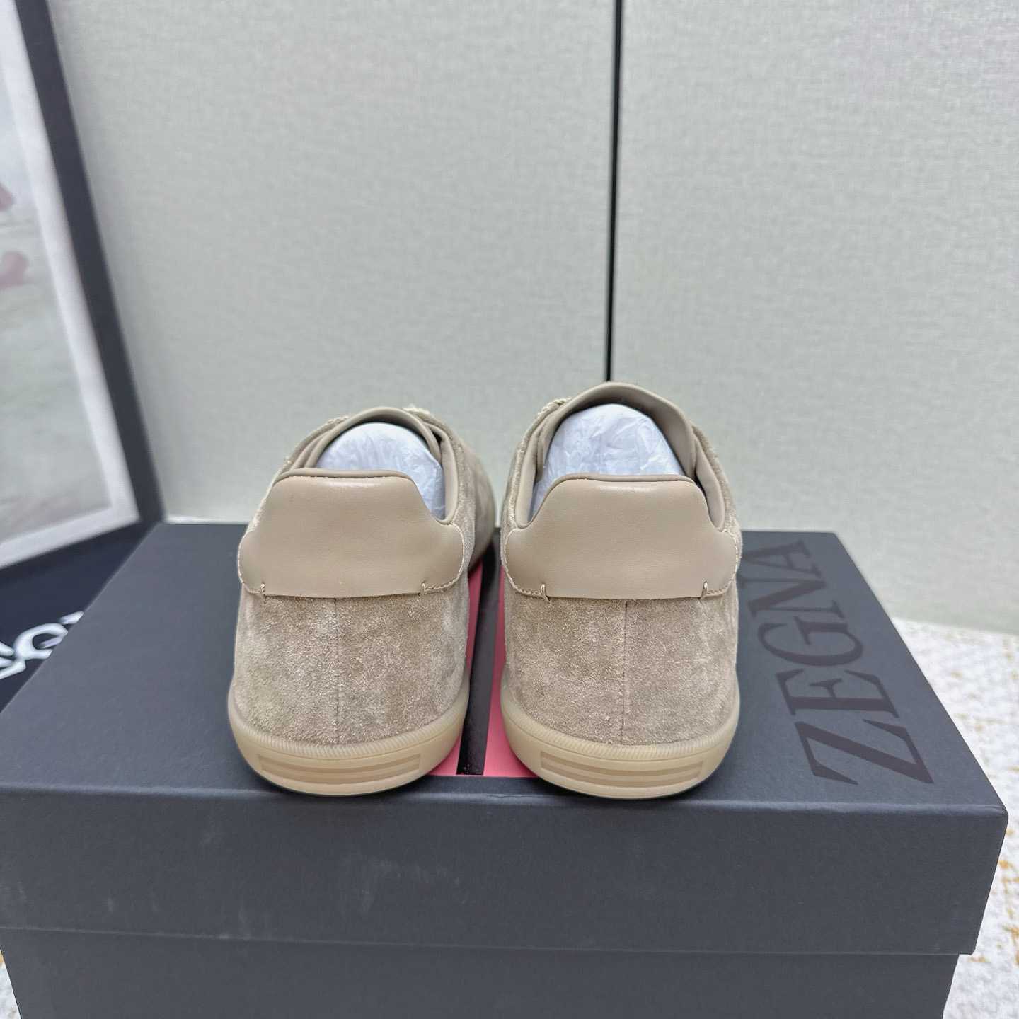 Zegna 232 Suede Sneakers - DesignerGu