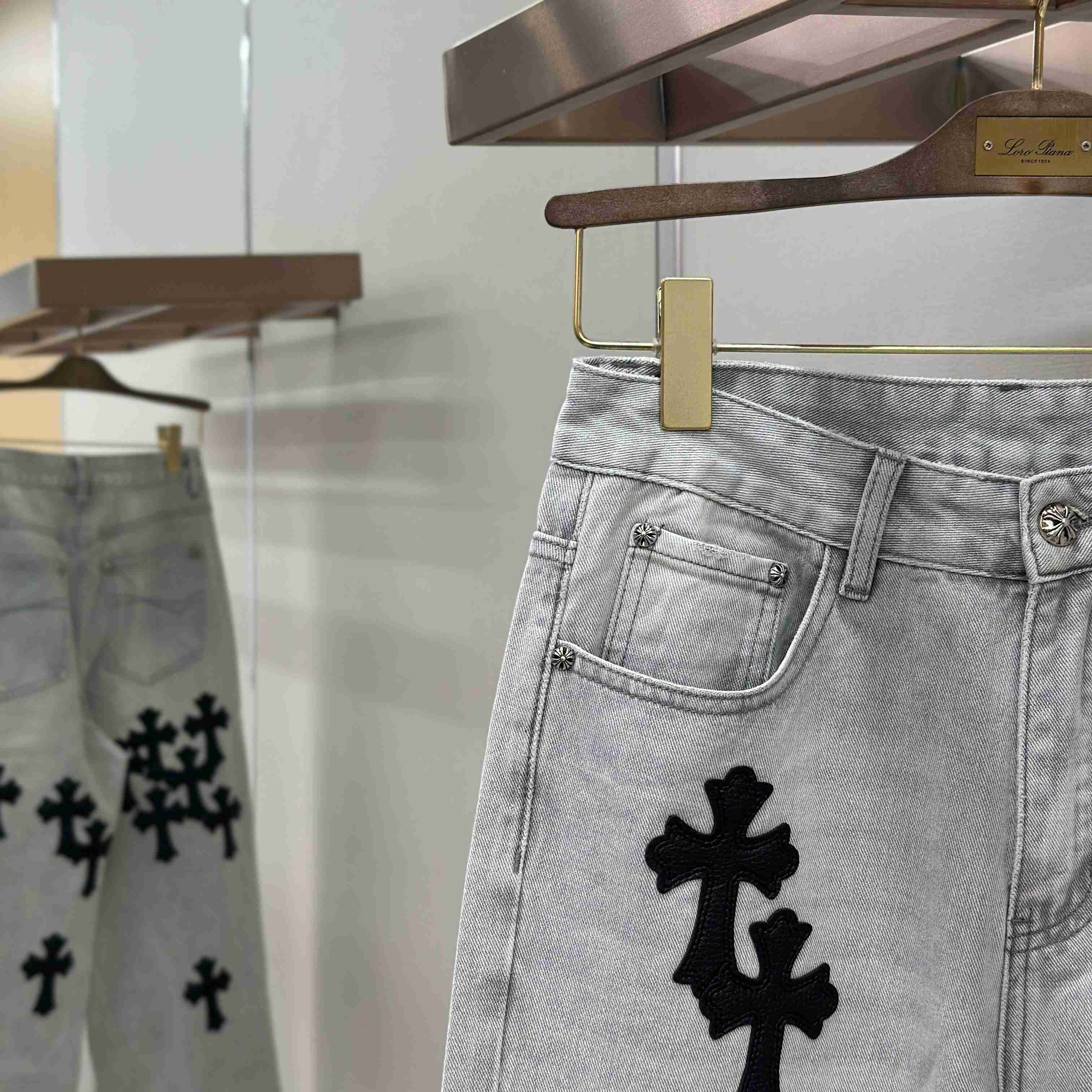Chrome Hearts Jeans - DesignerGu