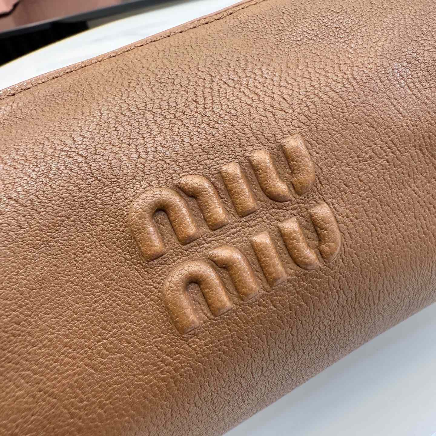 Miu Miu Nappa Leather Pouch - DesignerGu