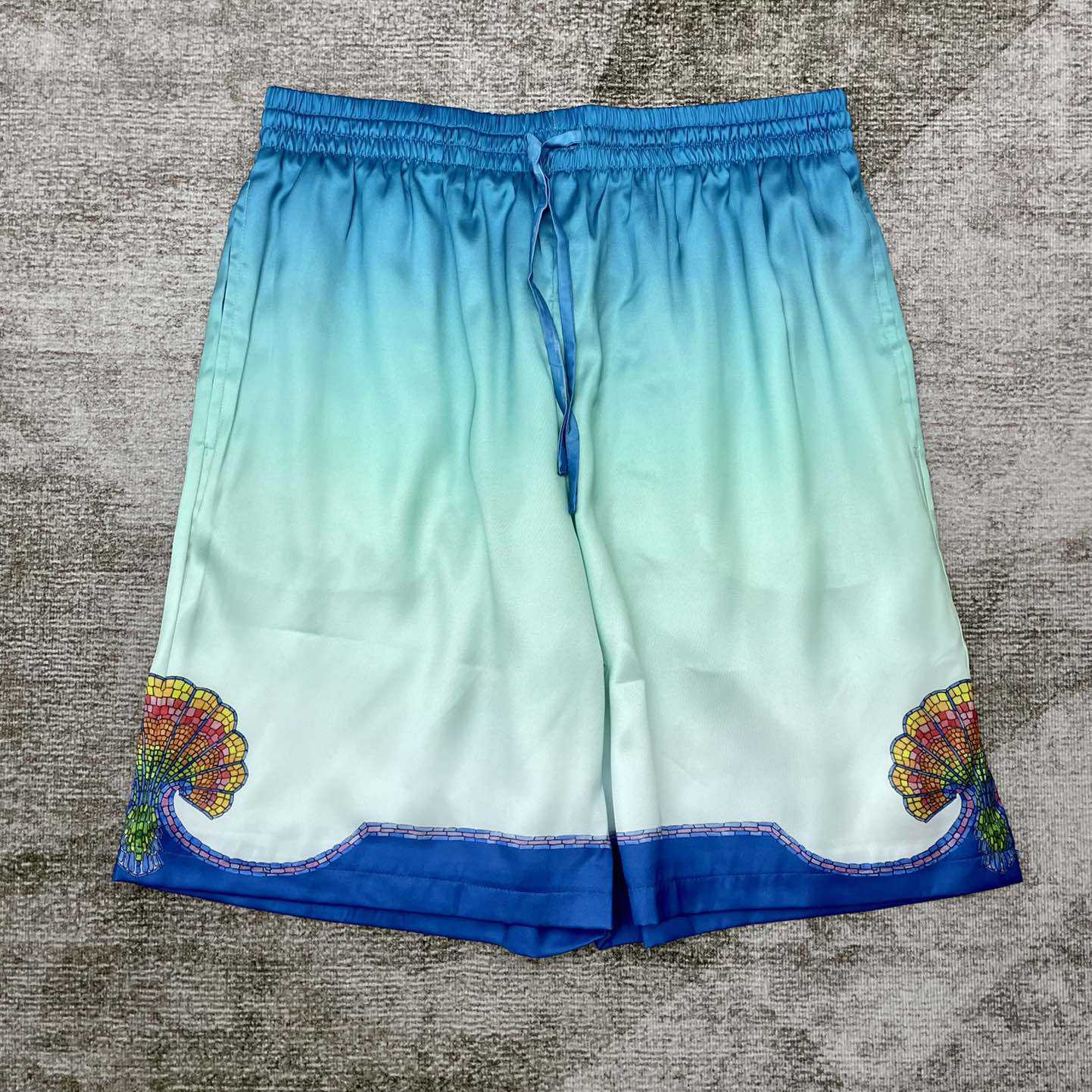 Casablanca Coquillage Coloré Silk Shorts CA3458 - DesignerGu