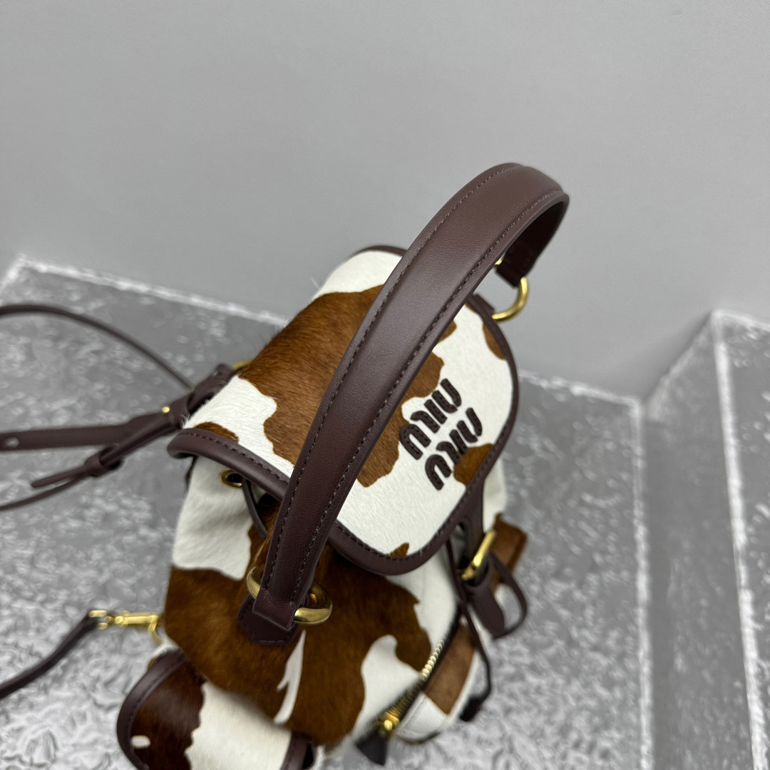 Miu Miu  Calf Hair Backpack - DesignerGu