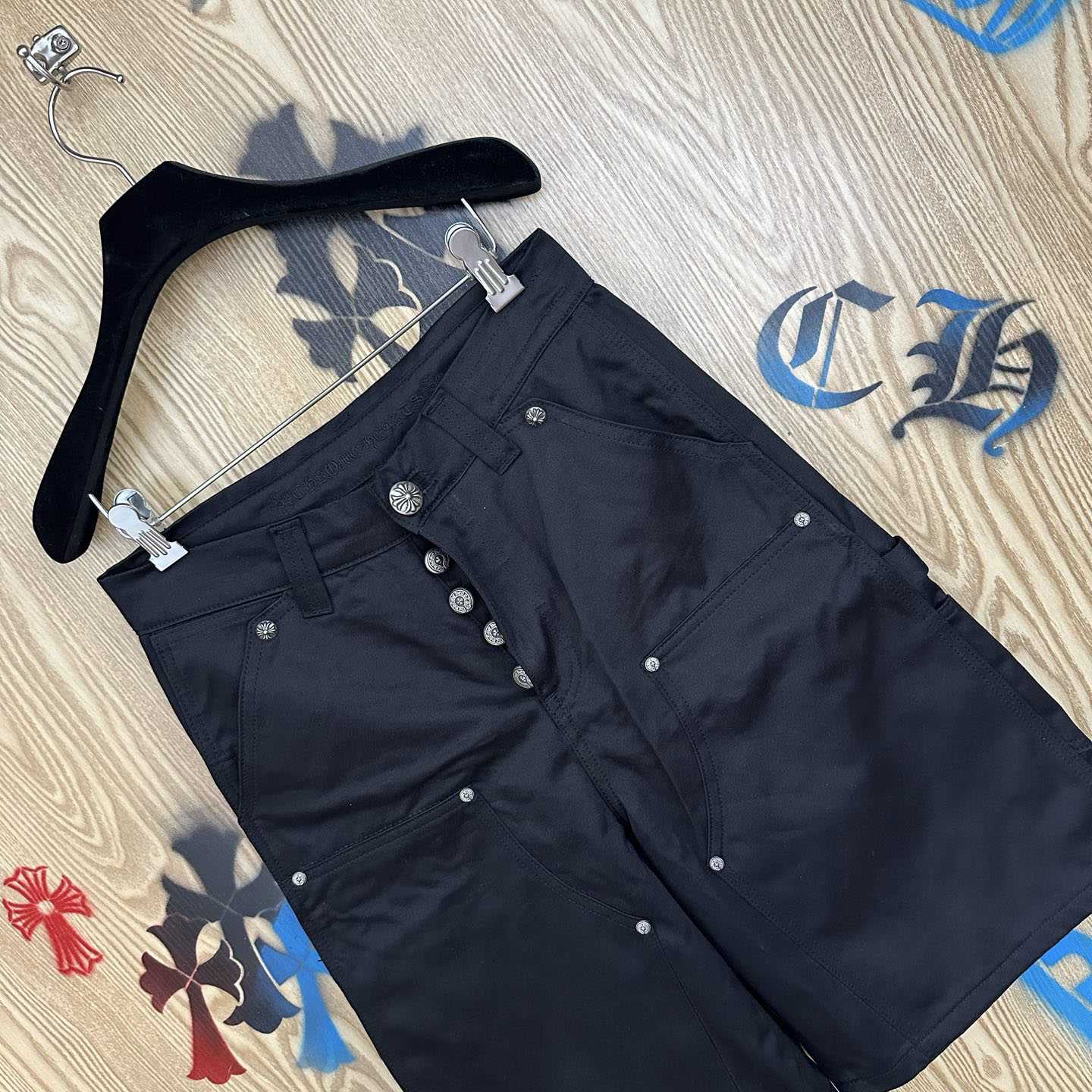 Chrome Hearts Double Knee Carpenter Shorts - DesignerGu