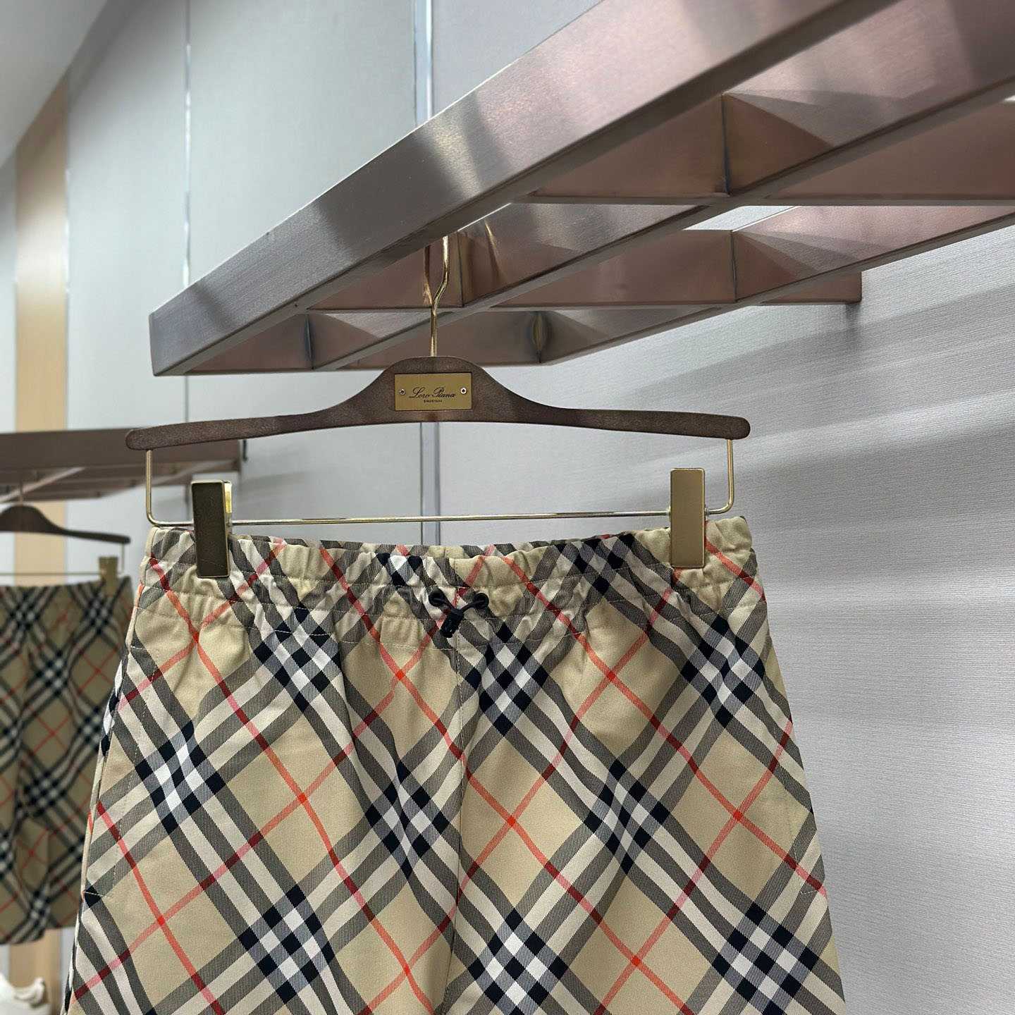 Burberry Check Shorts 'Sand' - DesignerGu