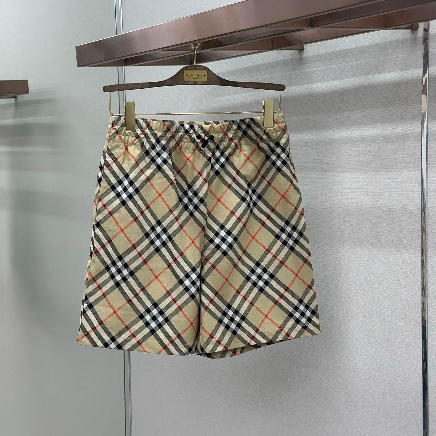 Burberry Check Shorts 'Sand' - DesignerGu