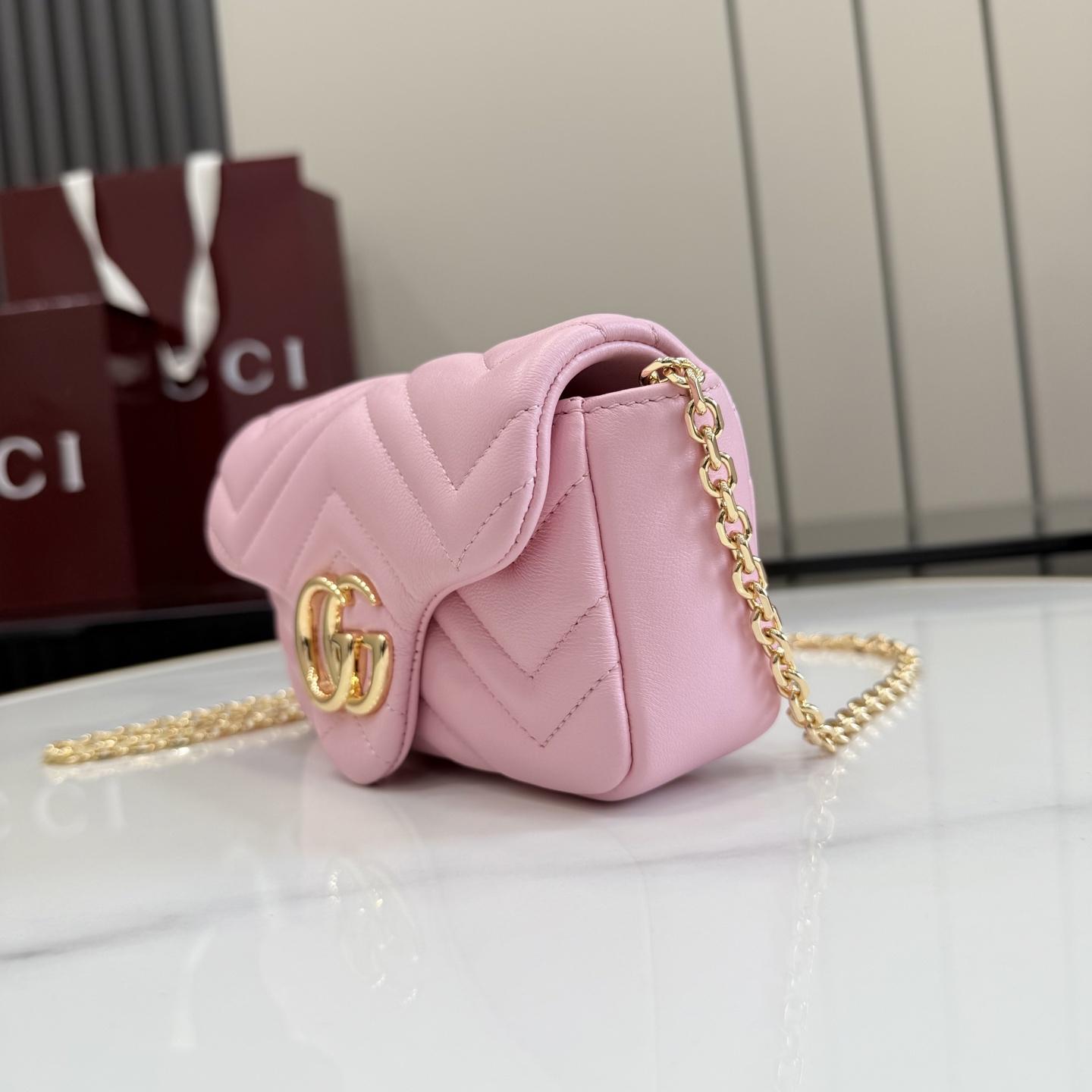 Gucci GG Marmont Mini Shoulder Bag - DesignerGu
