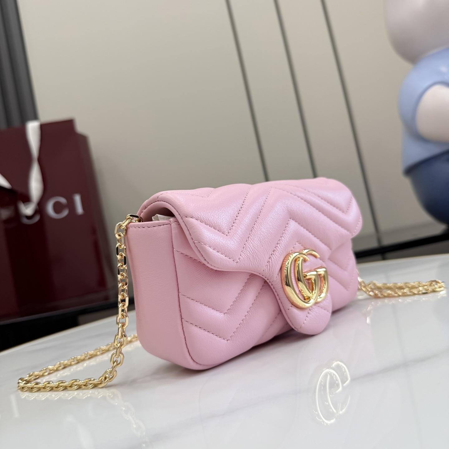 Gucci GG Marmont Mini Shoulder Bag - DesignerGu