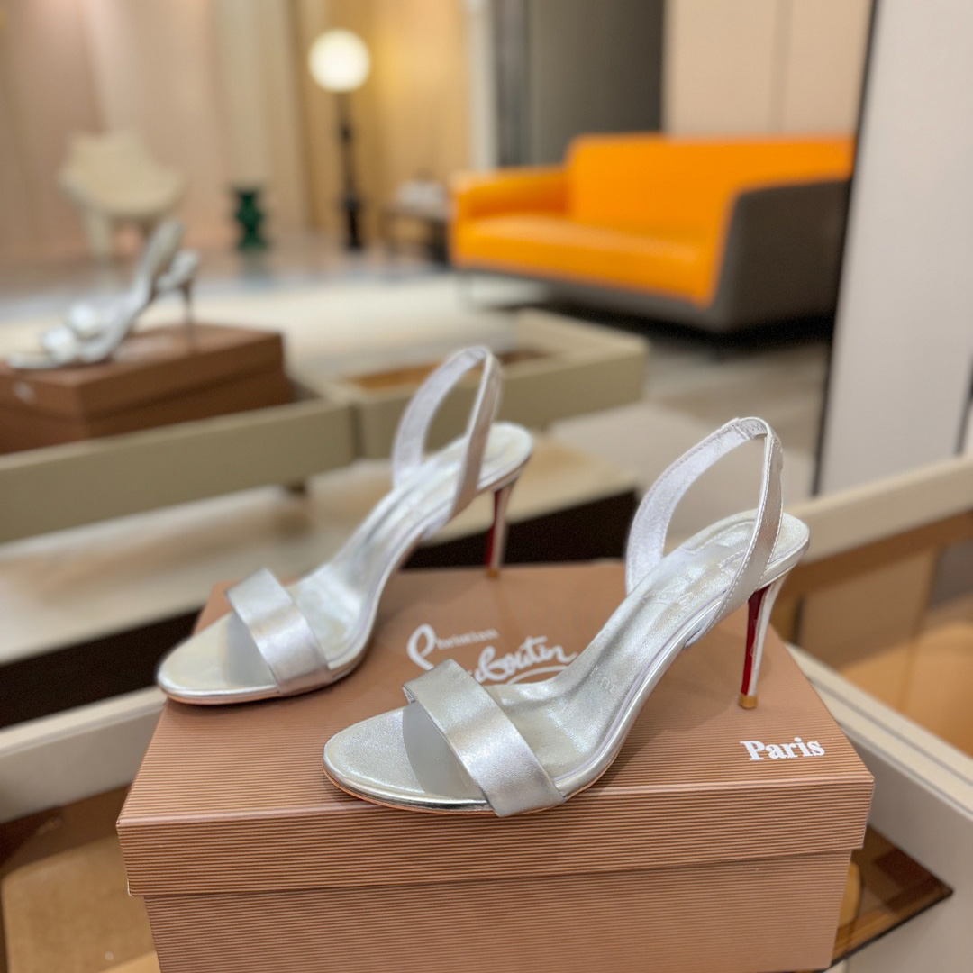 Christian Louboutin Marilyn Leather Sandals - DesignerGu