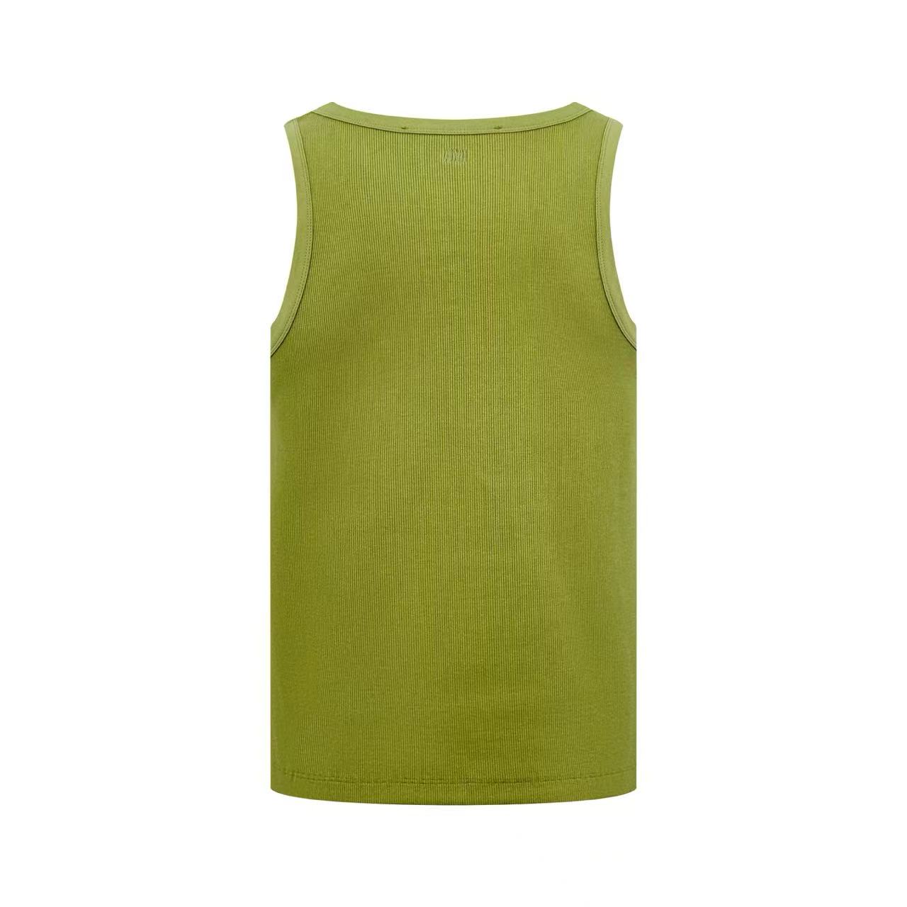 AMI Paris Cotton Ami De Coeur Tanktop - DesignerGu