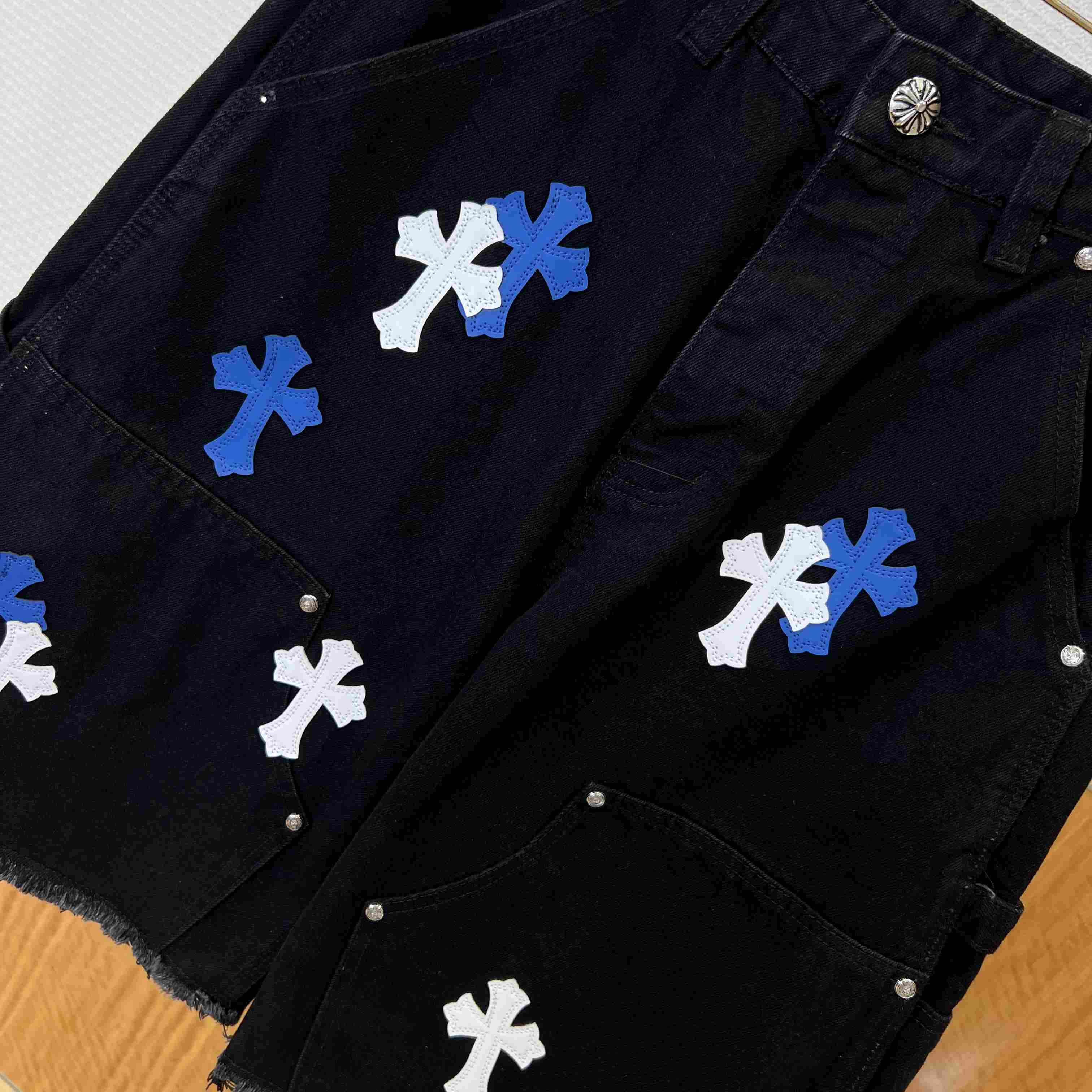 Chrome Hearts Denim Shorts - DesignerGu