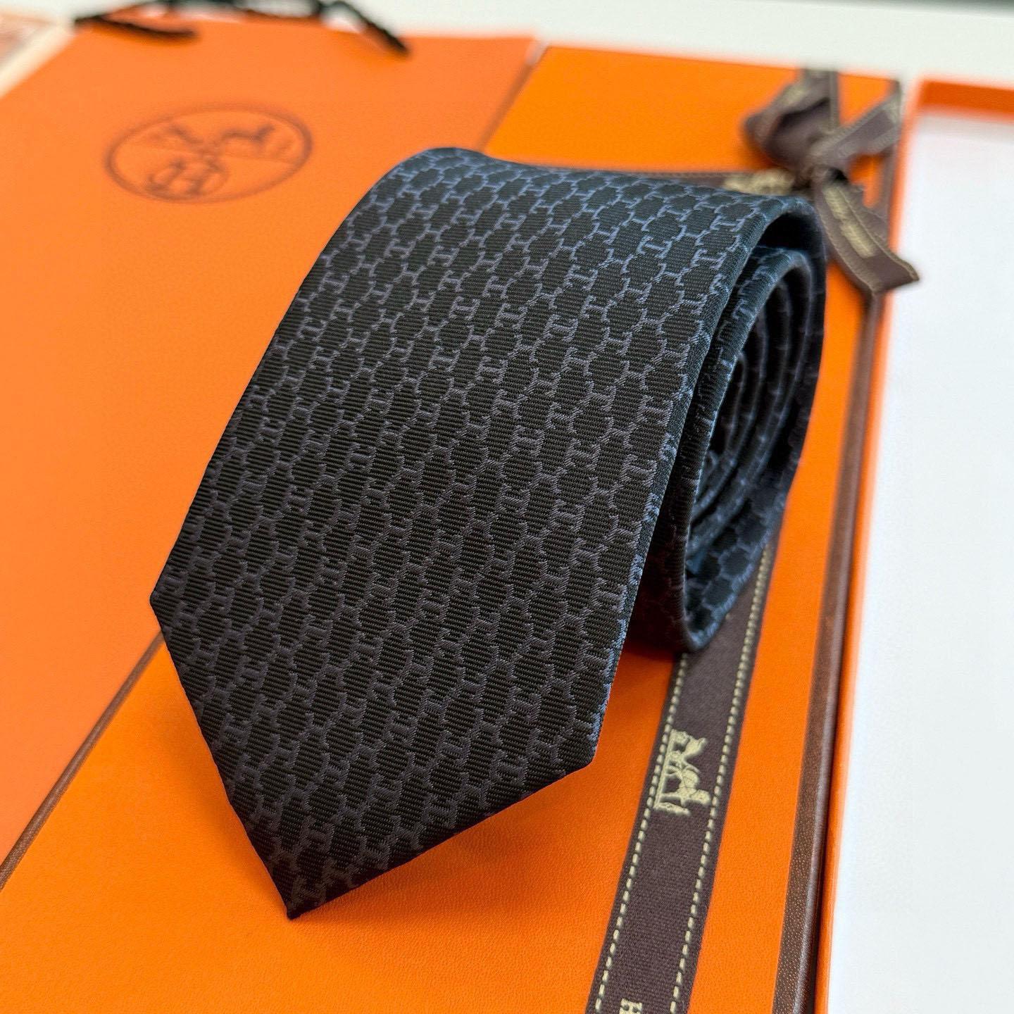 Hermes Dancing H Tie - DesignerGu