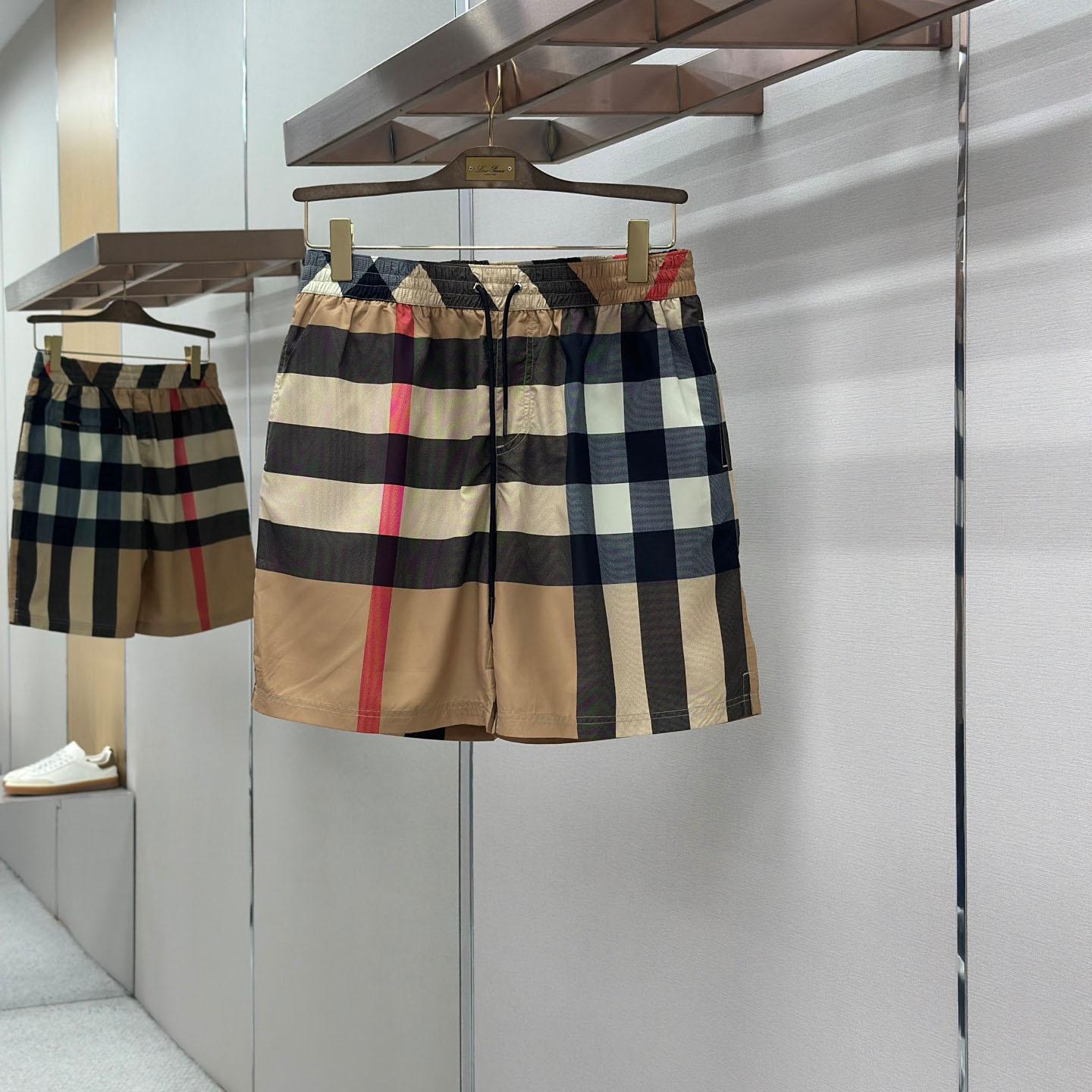 Burberry Check Swim Shorts 'Archive Beige' - DesignerGu